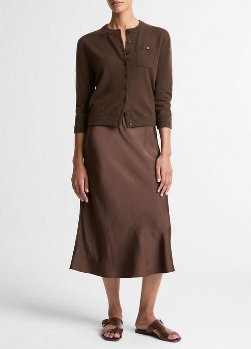 Matte Satin Slip Skirt