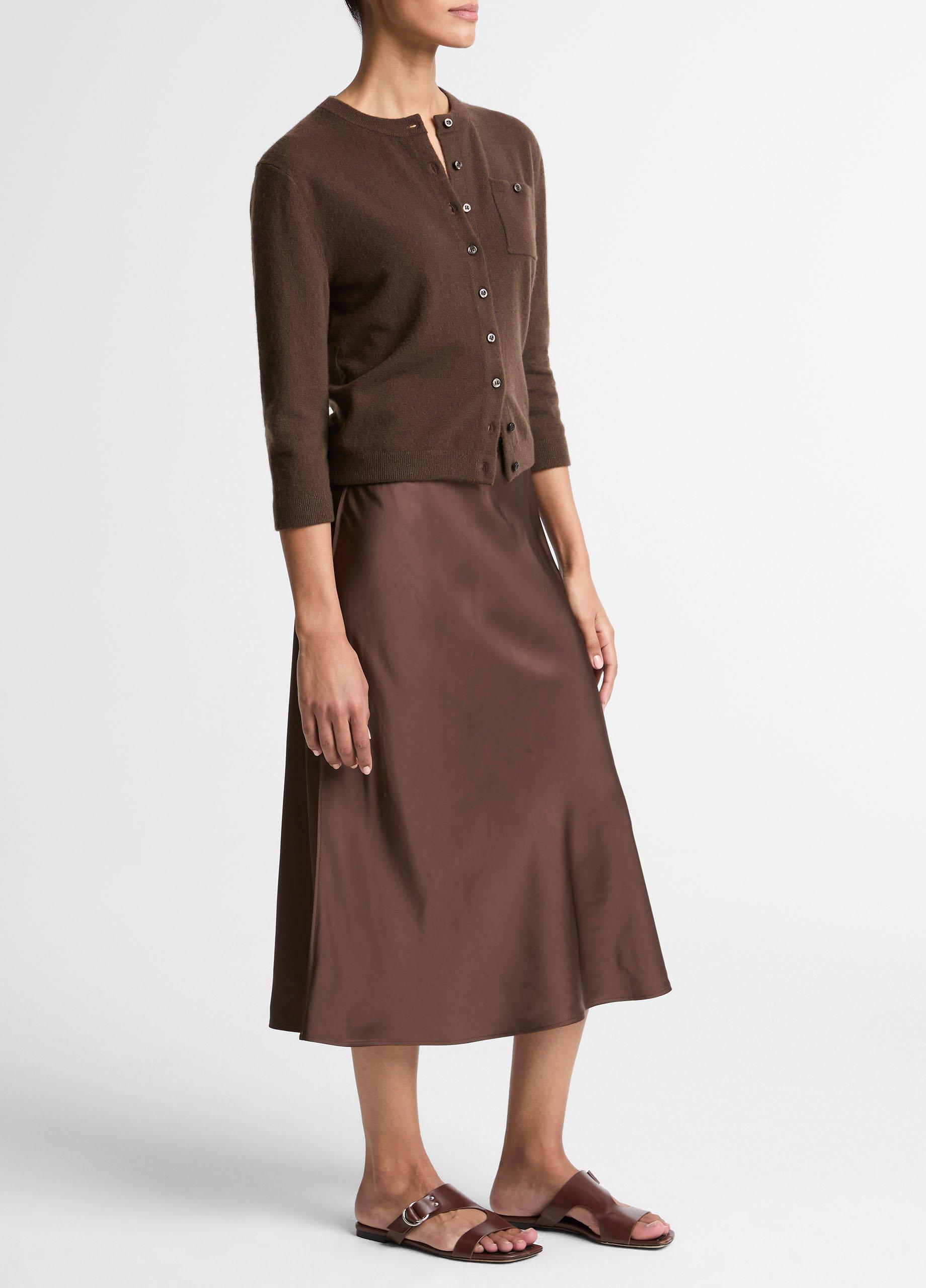 Matte Satin Slip Skirt image number 1