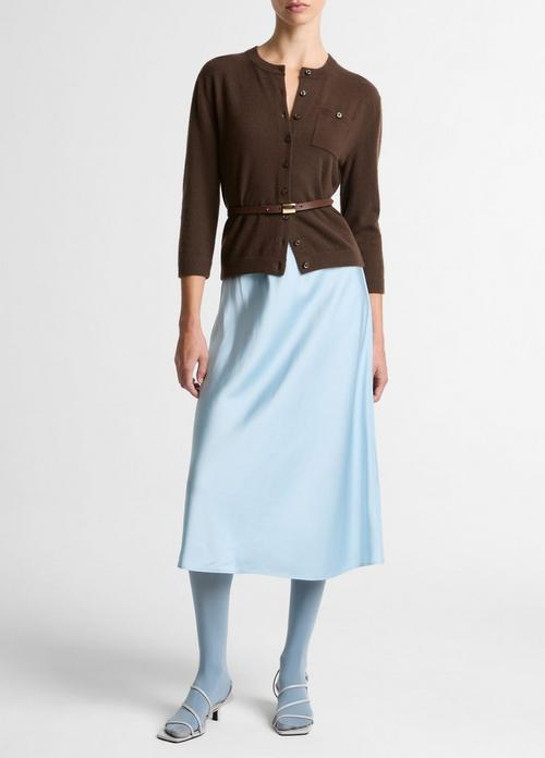 Matte Satin Slip Skirt