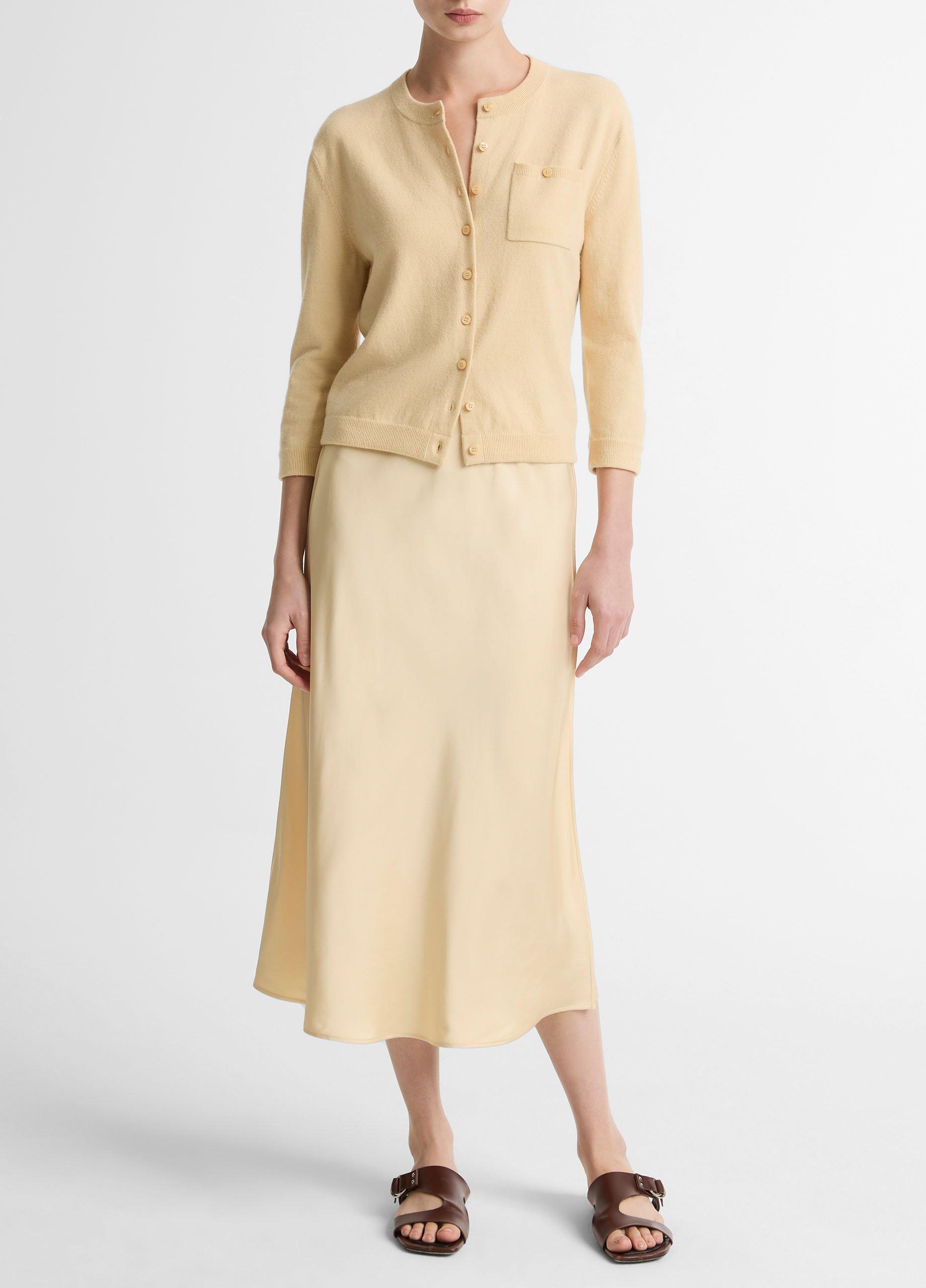 Matte Satin Slip Skirt image number 0