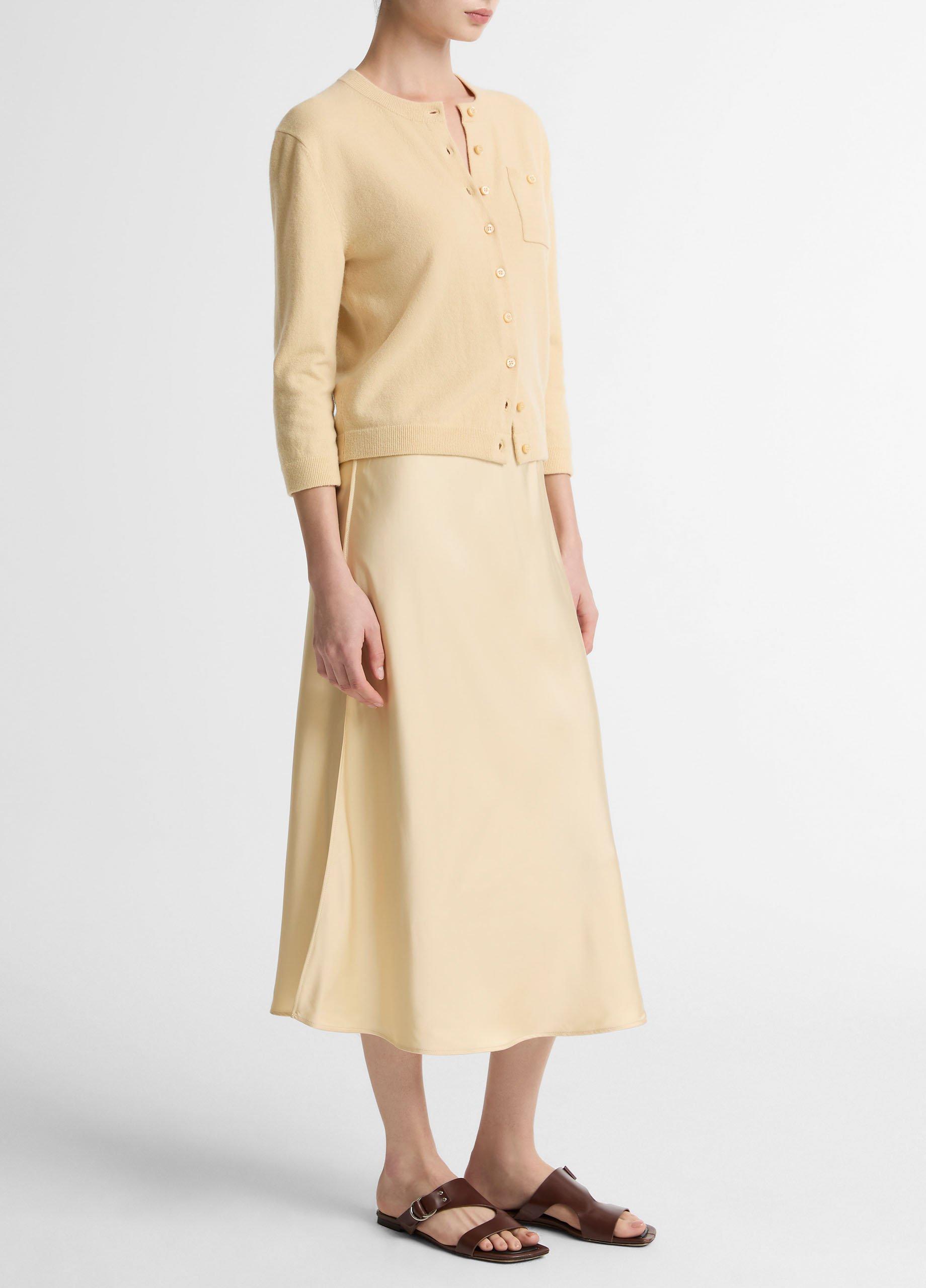 Matte Satin Slip Skirt image number 1