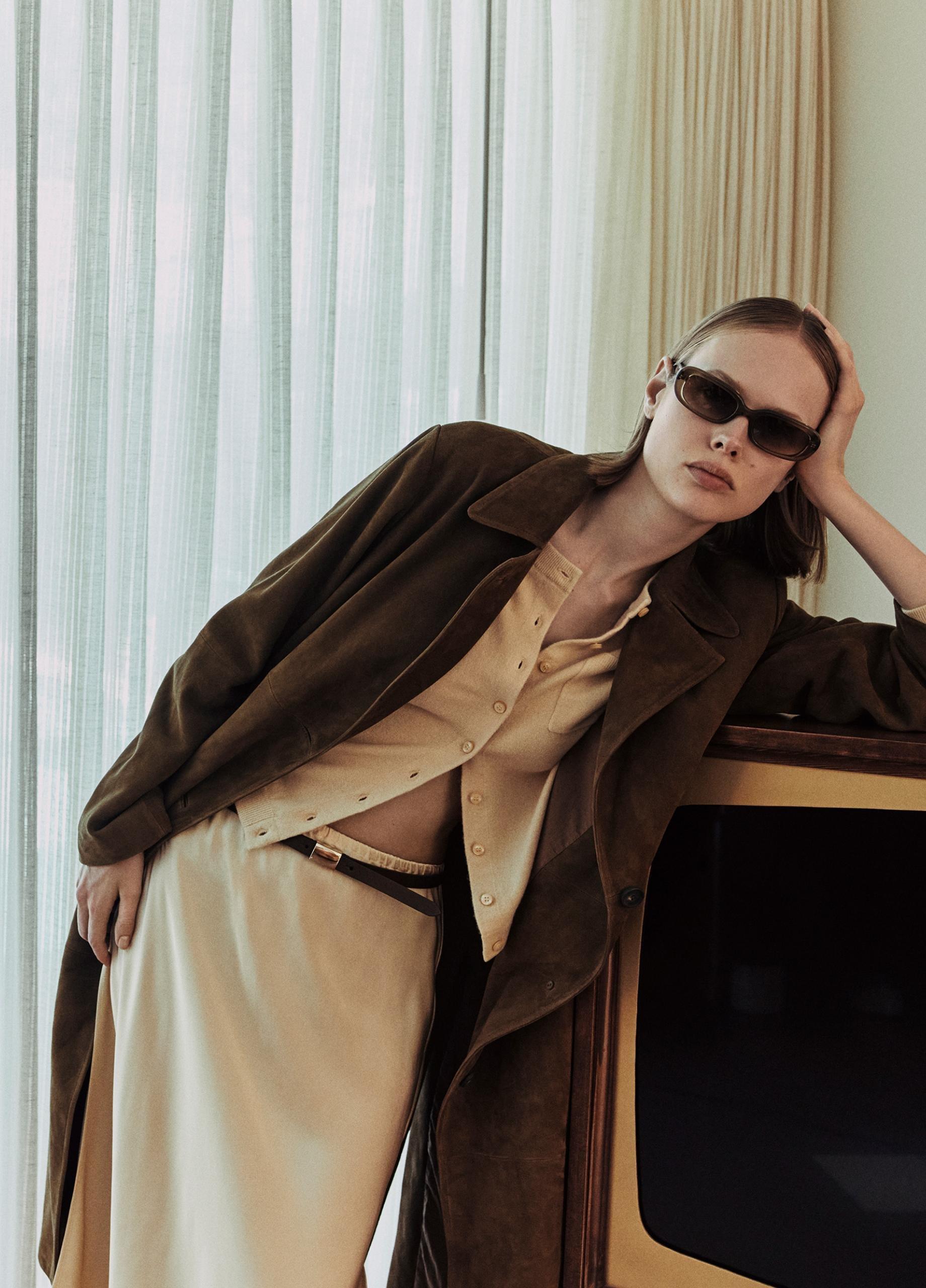 Matte Satin Slip Skirt image number 4