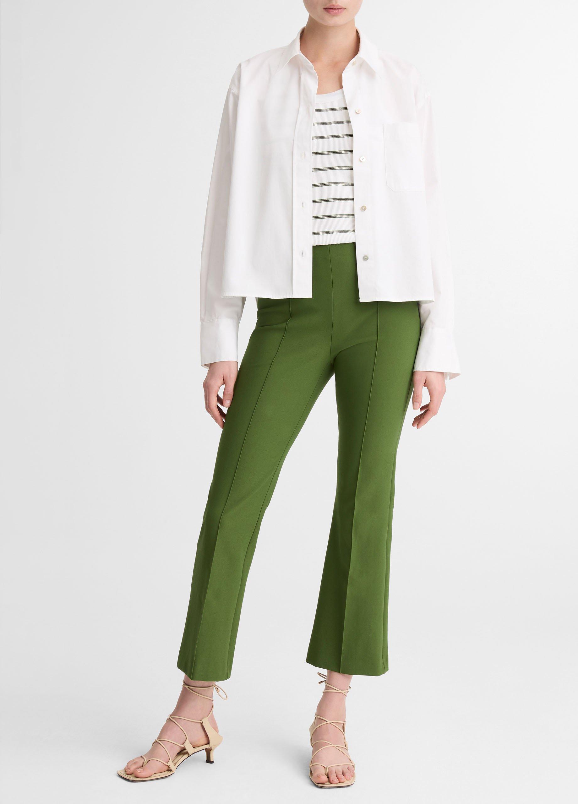 Striped Ribbed Scoop-Neck Tank image number 3