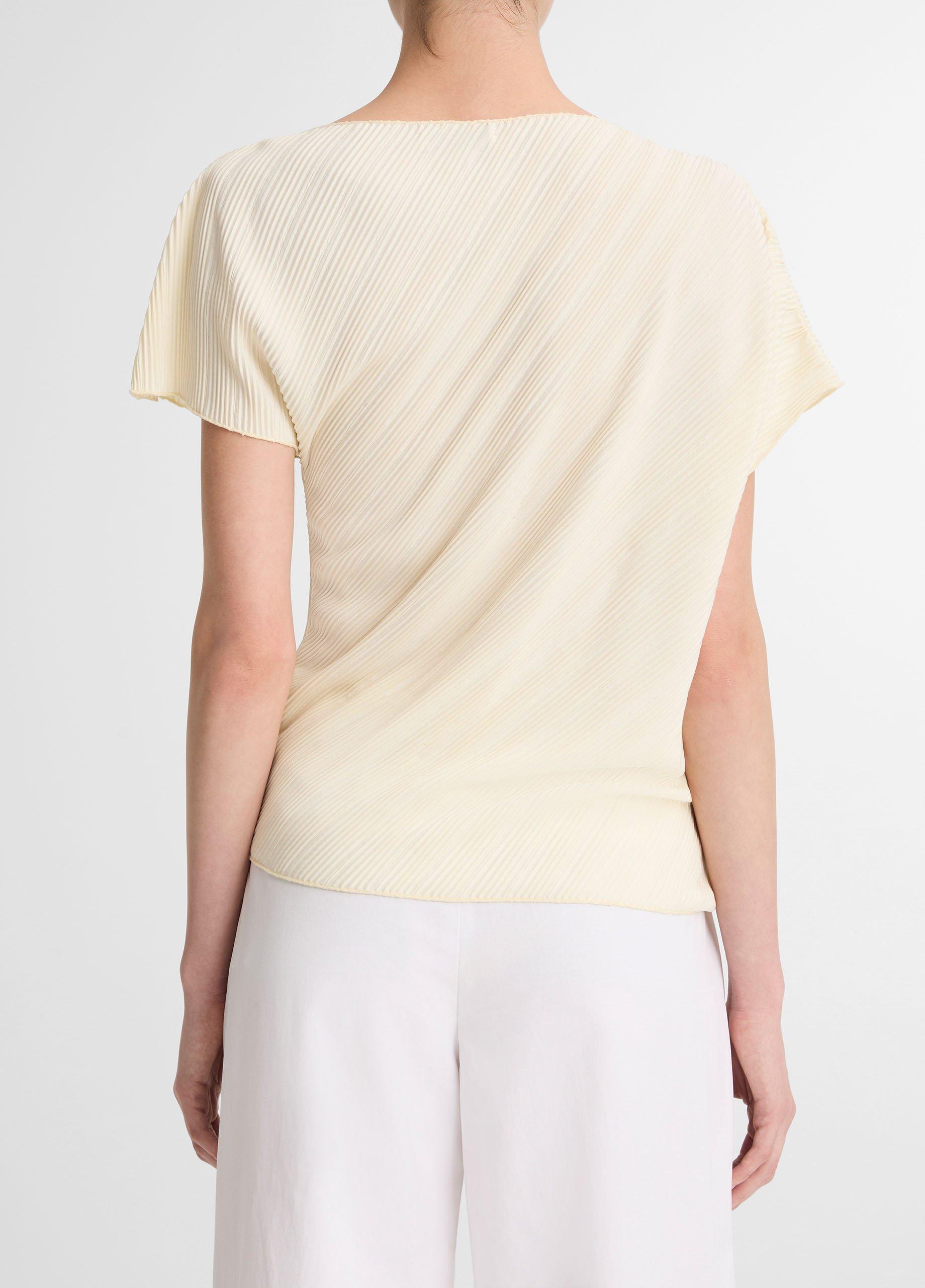 Diagonal Pleated Top image number 2