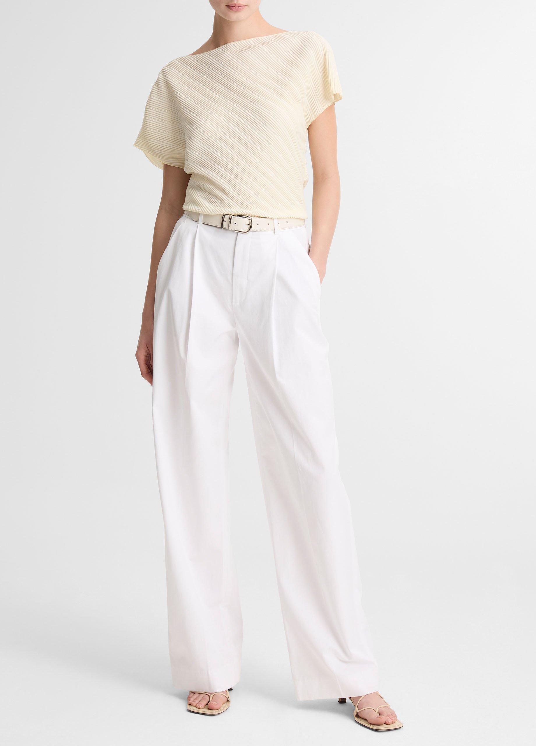 Diagonal Pleated Top image number 3