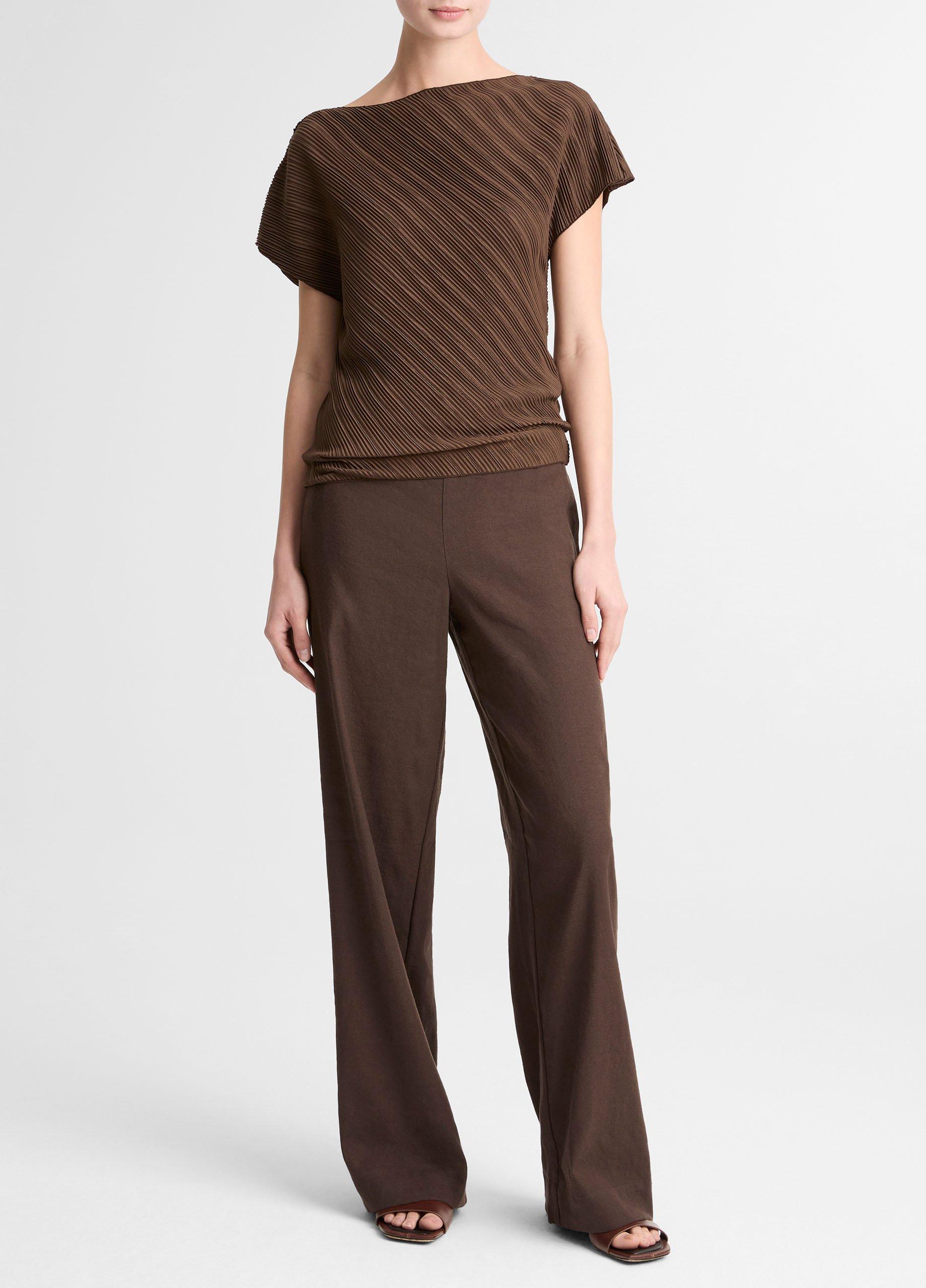 Diagonal Pleated Top image number 3