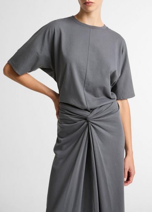 Cotton Dolman-Sleeve T-Shirt