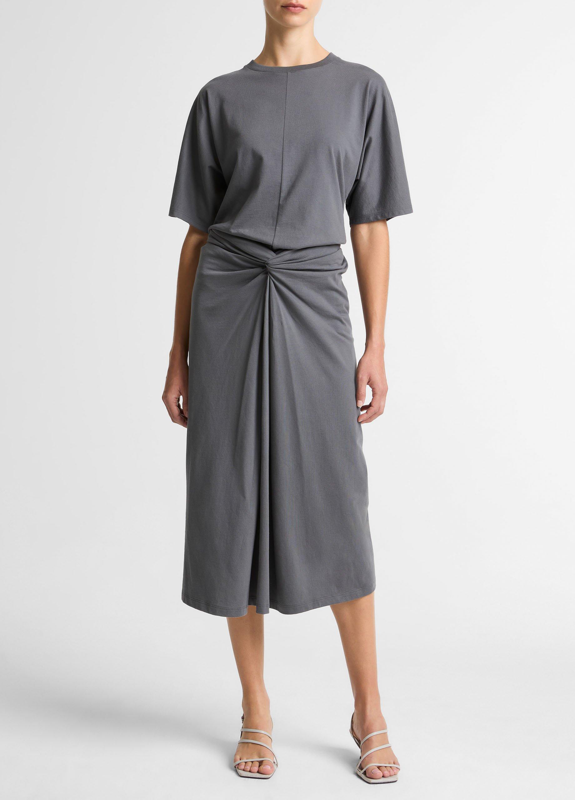 Cotton Fixed-Wrap Skirt image number 0