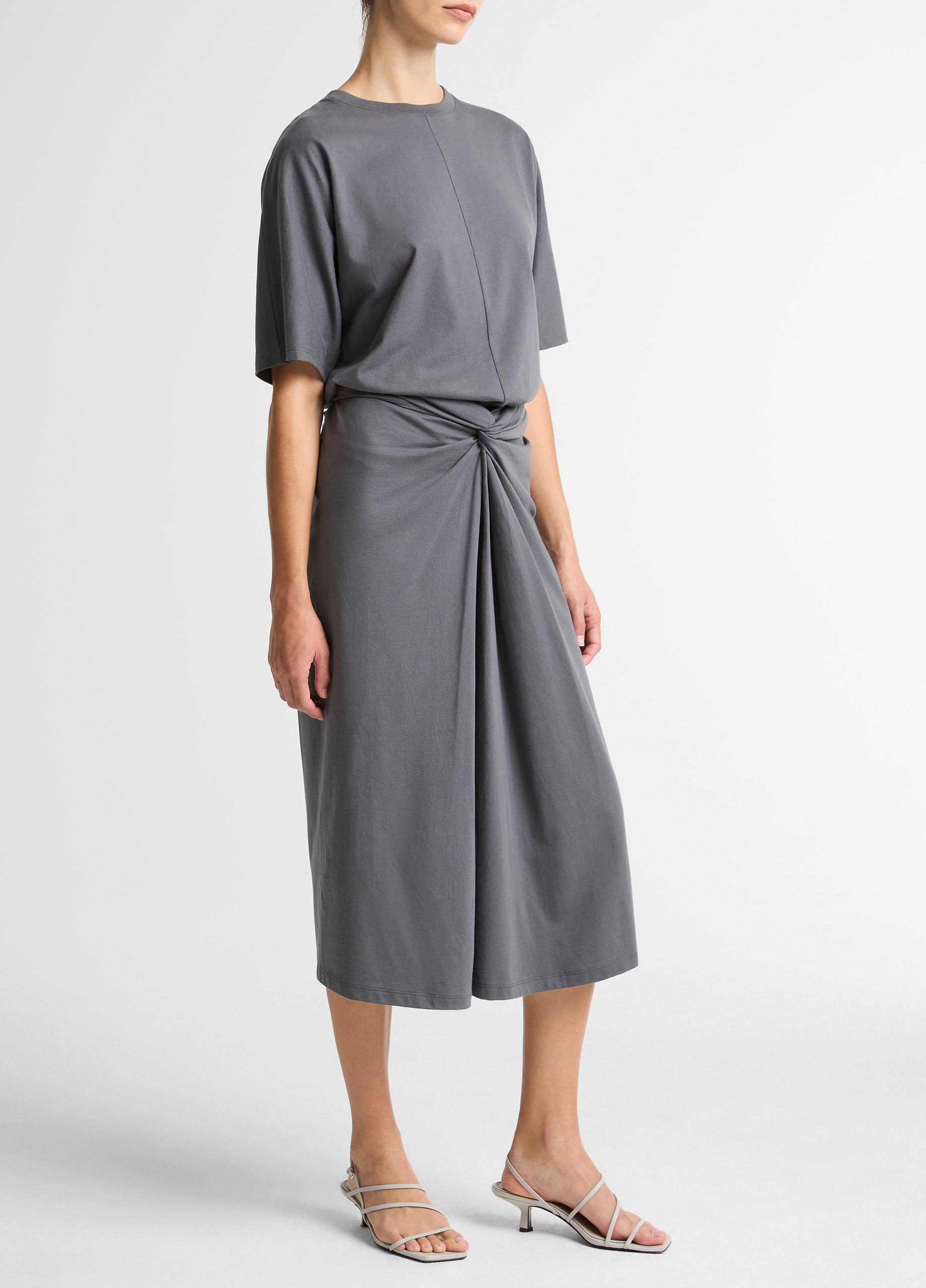 Cotton Fixed-Wrap Skirt image number 1