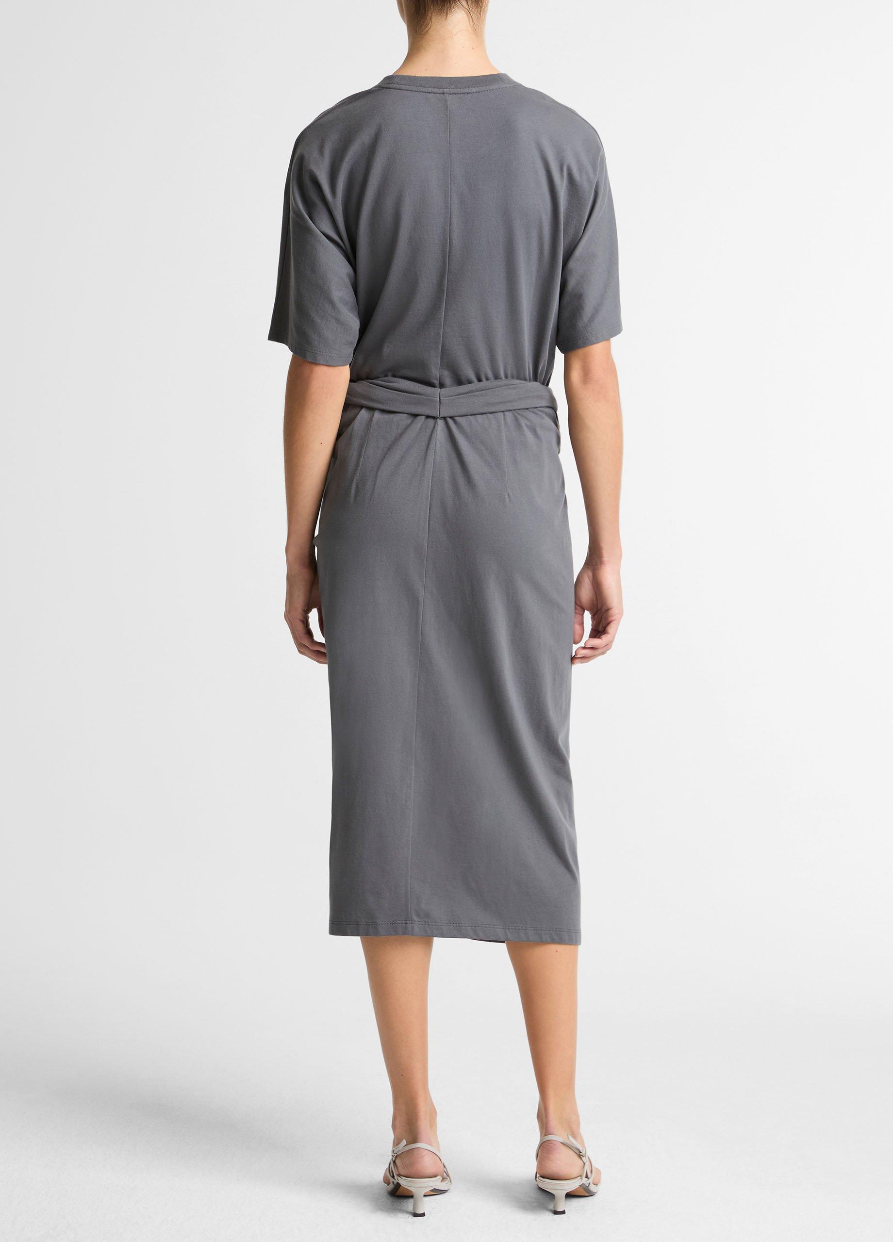 Cotton Fixed-Wrap Skirt image number 2