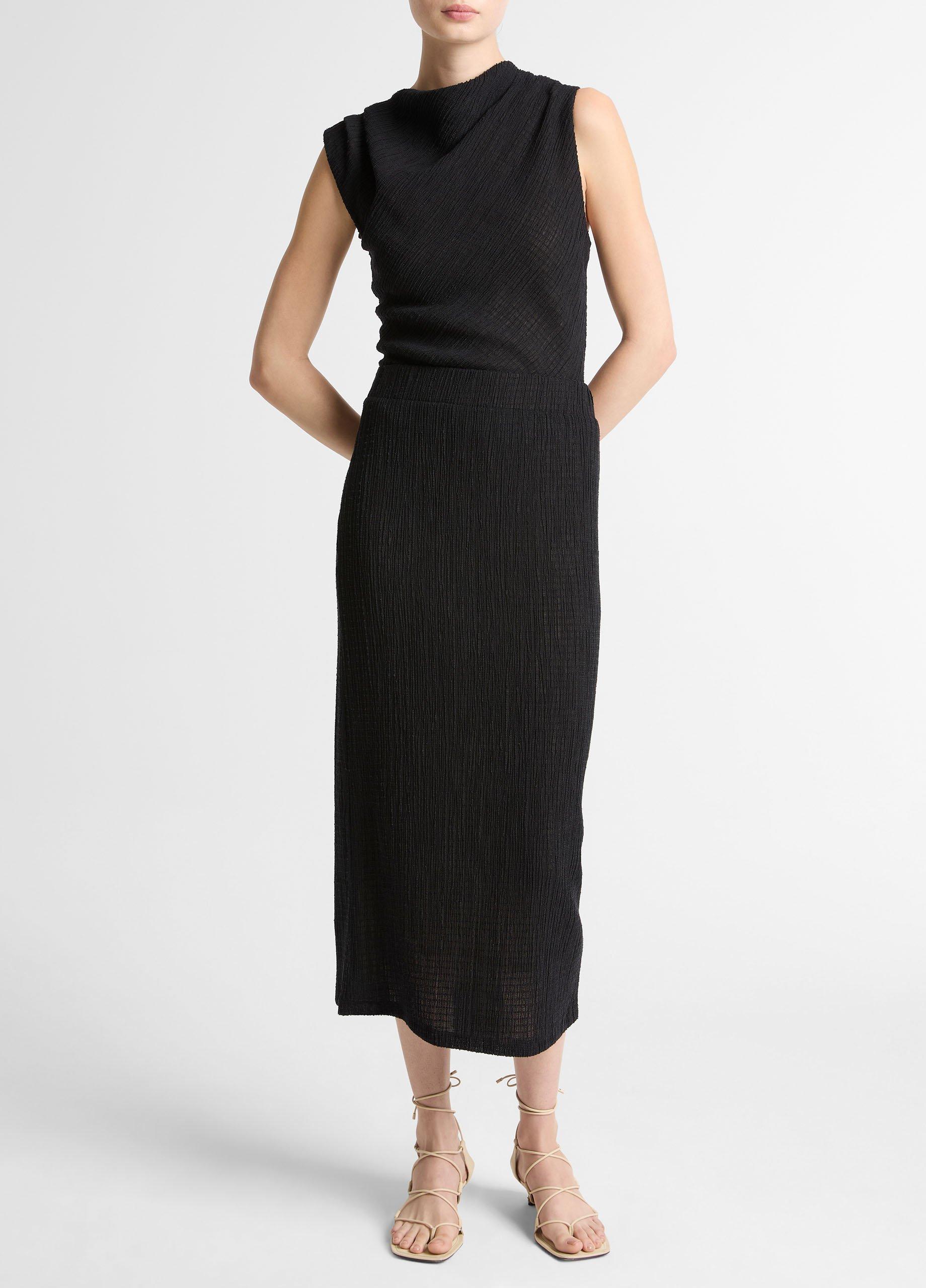 Shadow Grid Midi Skirt image number 0