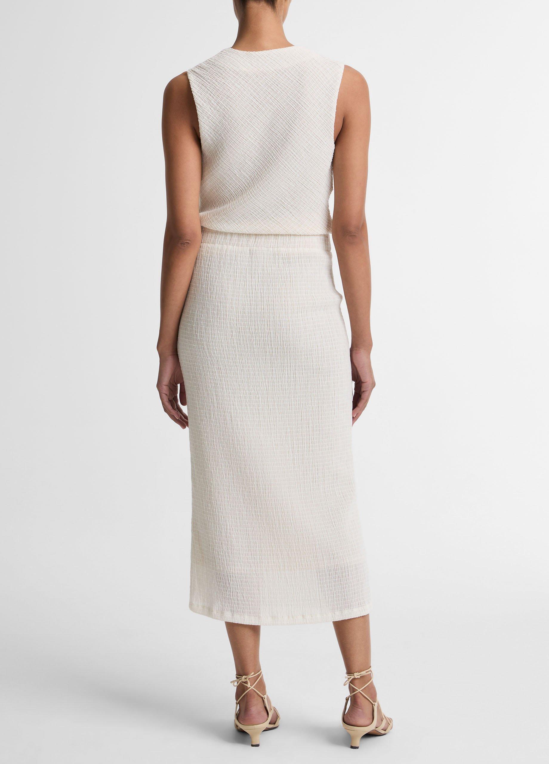 Shadow Grid Midi Skirt image number 2