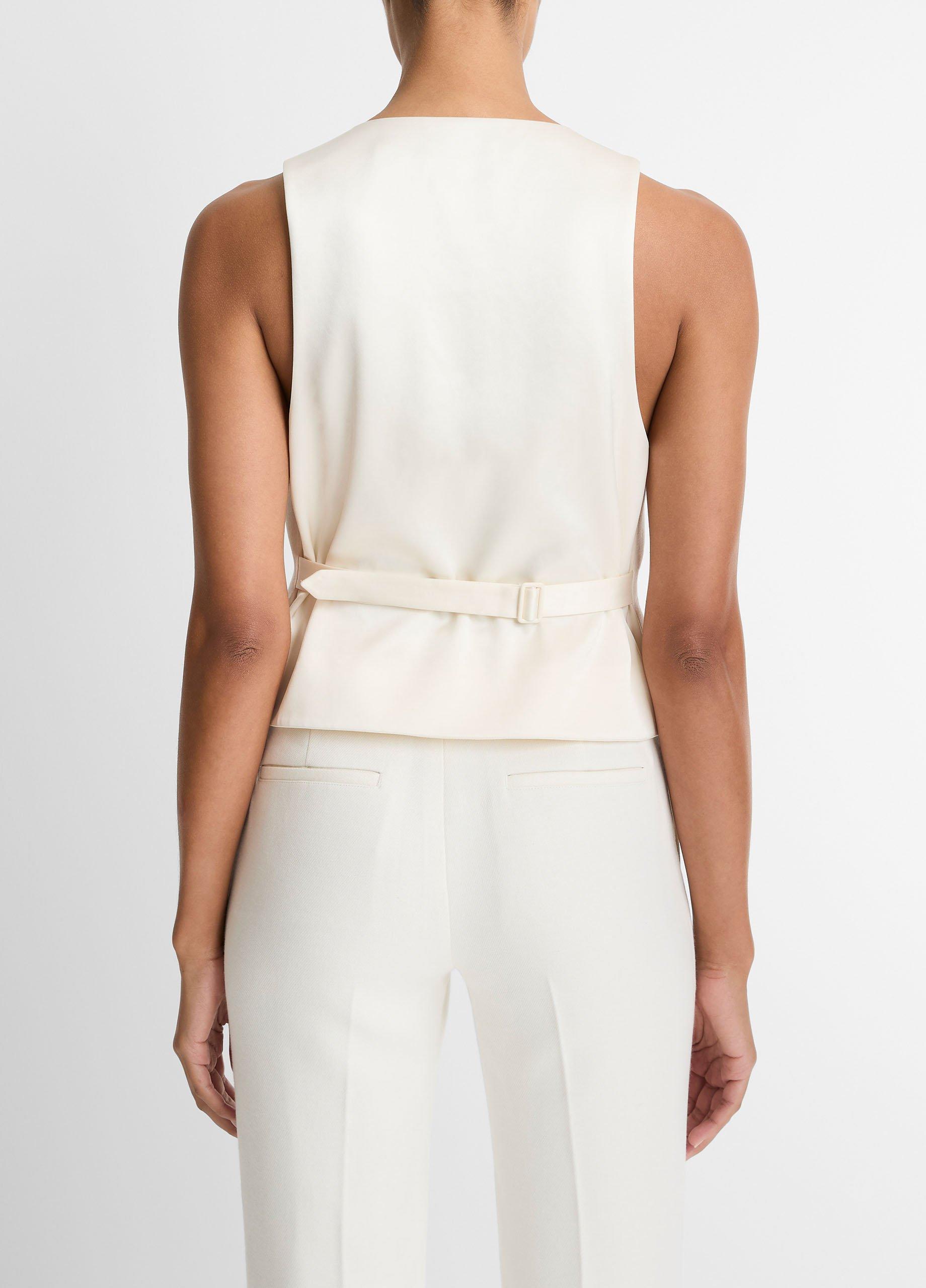 Sculptural Fitted Vest image number 2