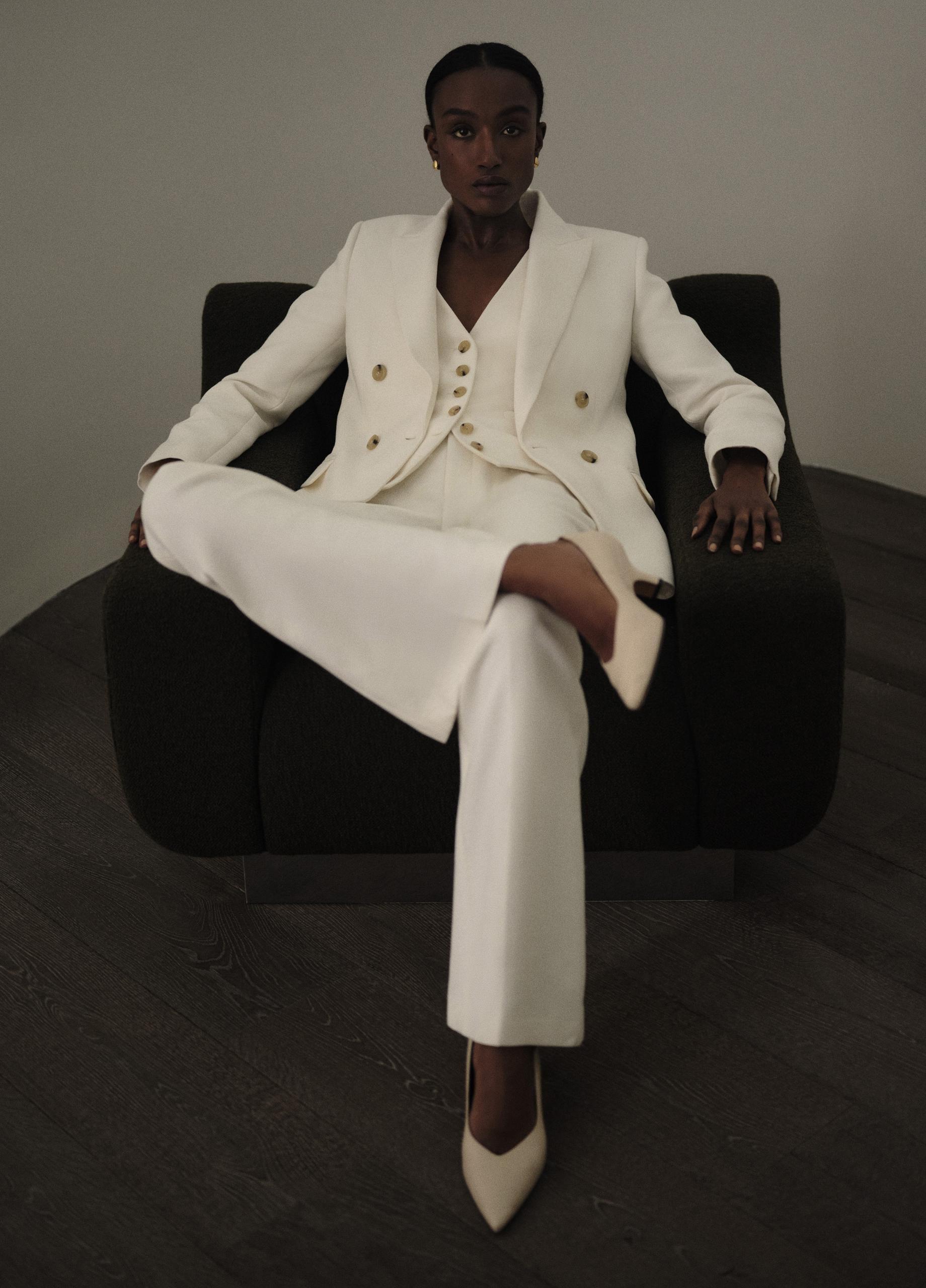 Sculptural Tailored Blazer image number 4