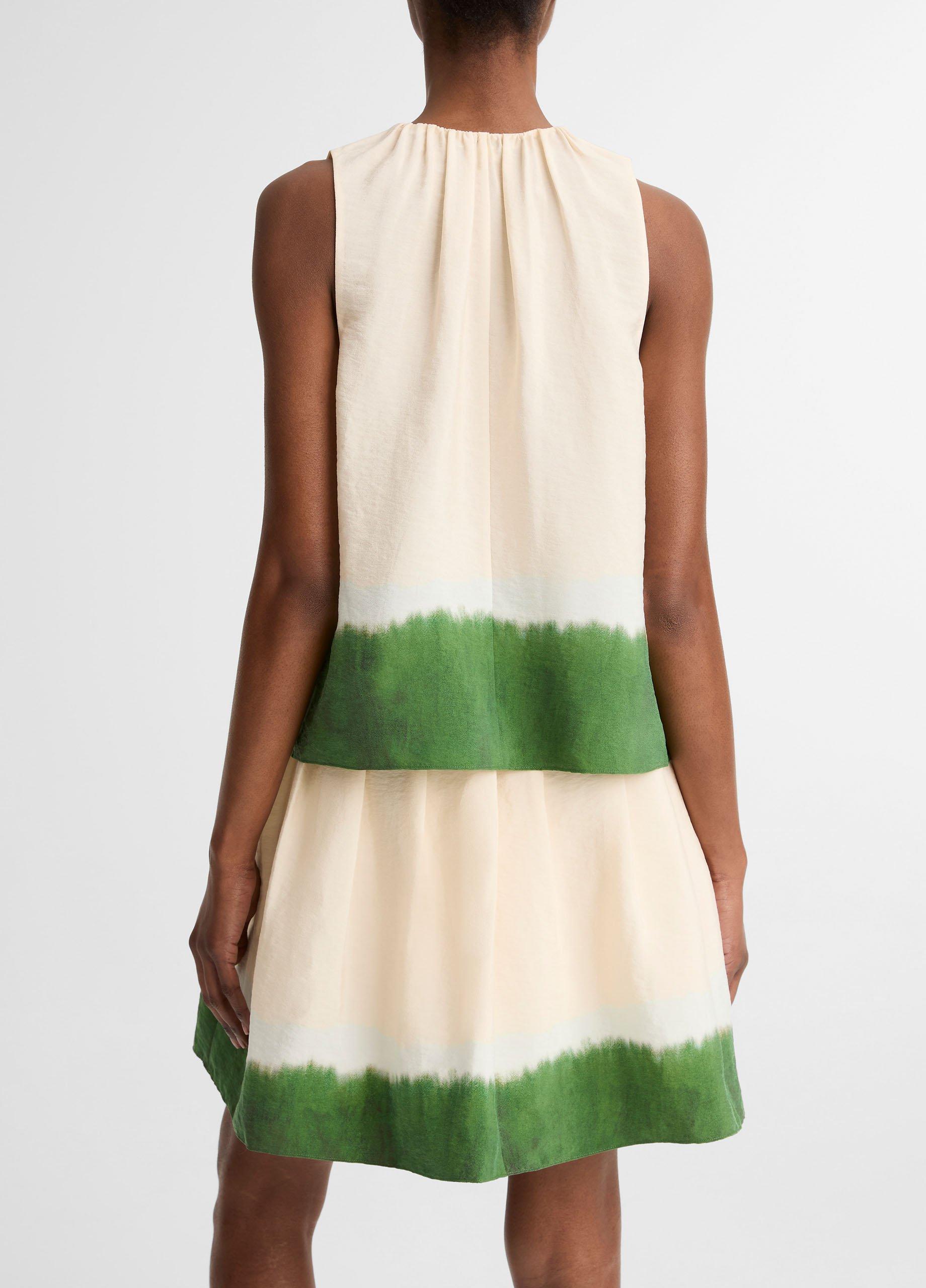 Dip-Dye Sleeveless A-Line Top image number 2