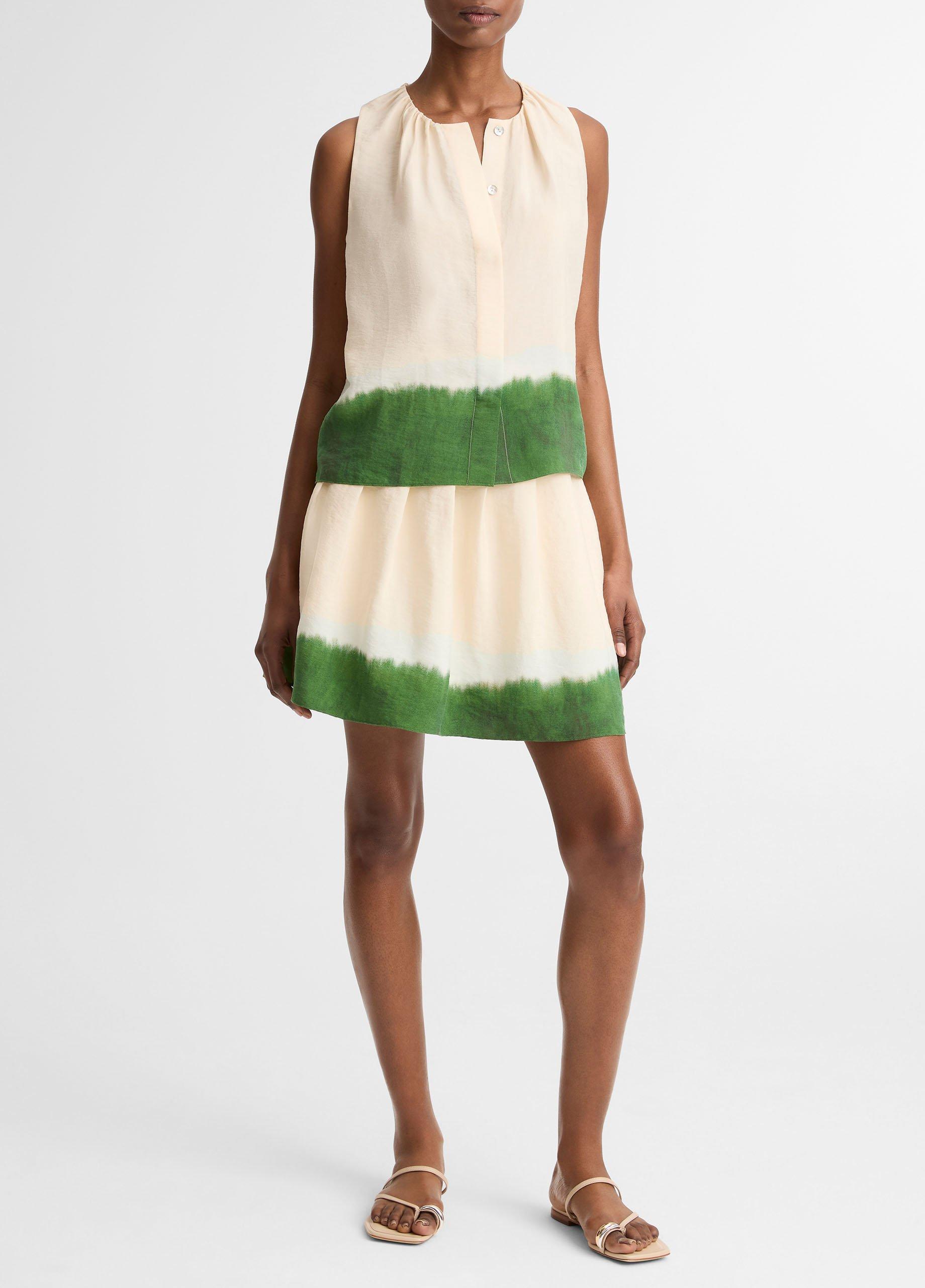 Dip-Dye Sleeveless A-Line Top image number 3