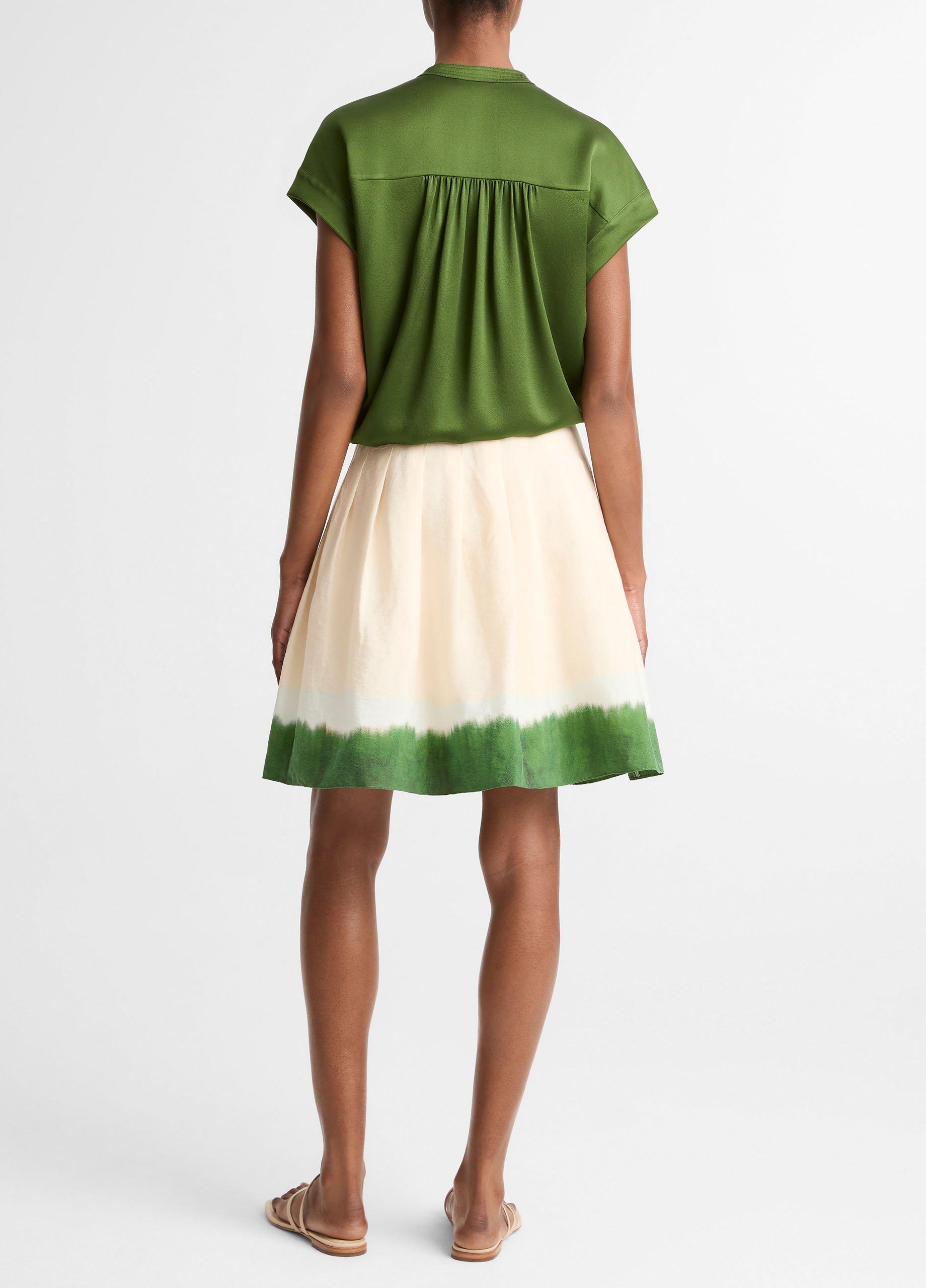 Dip-Dye Pleated Skirt image number 2