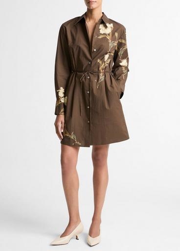 cotton shirtwaist dresses Green Midi Dress - Fit & Flare Button-Up | Xiaolizi 3450 and center front button closure Linen Dress | Brown 50s