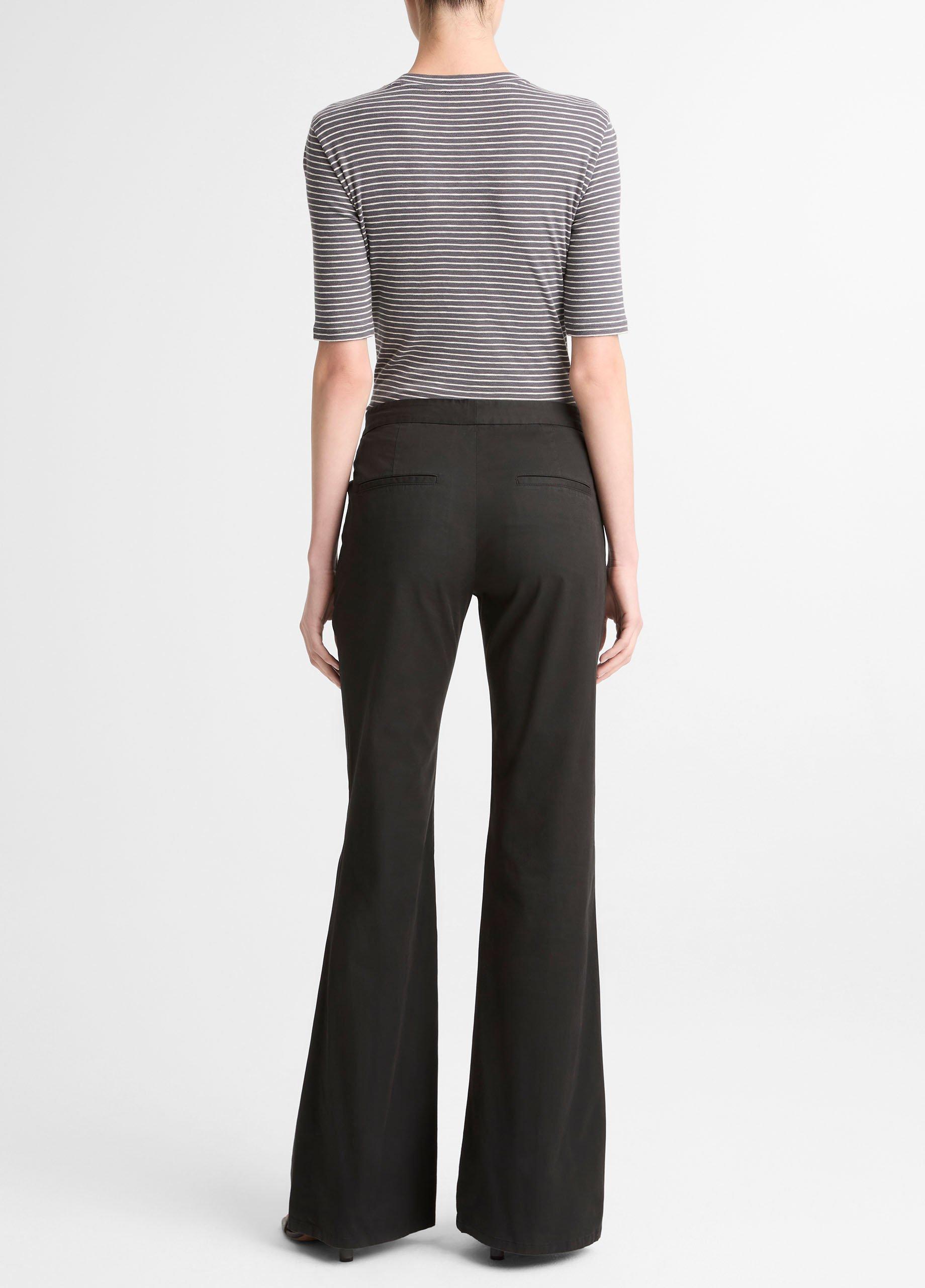 Italian Stretch-Cotton Flare Pant image number 2