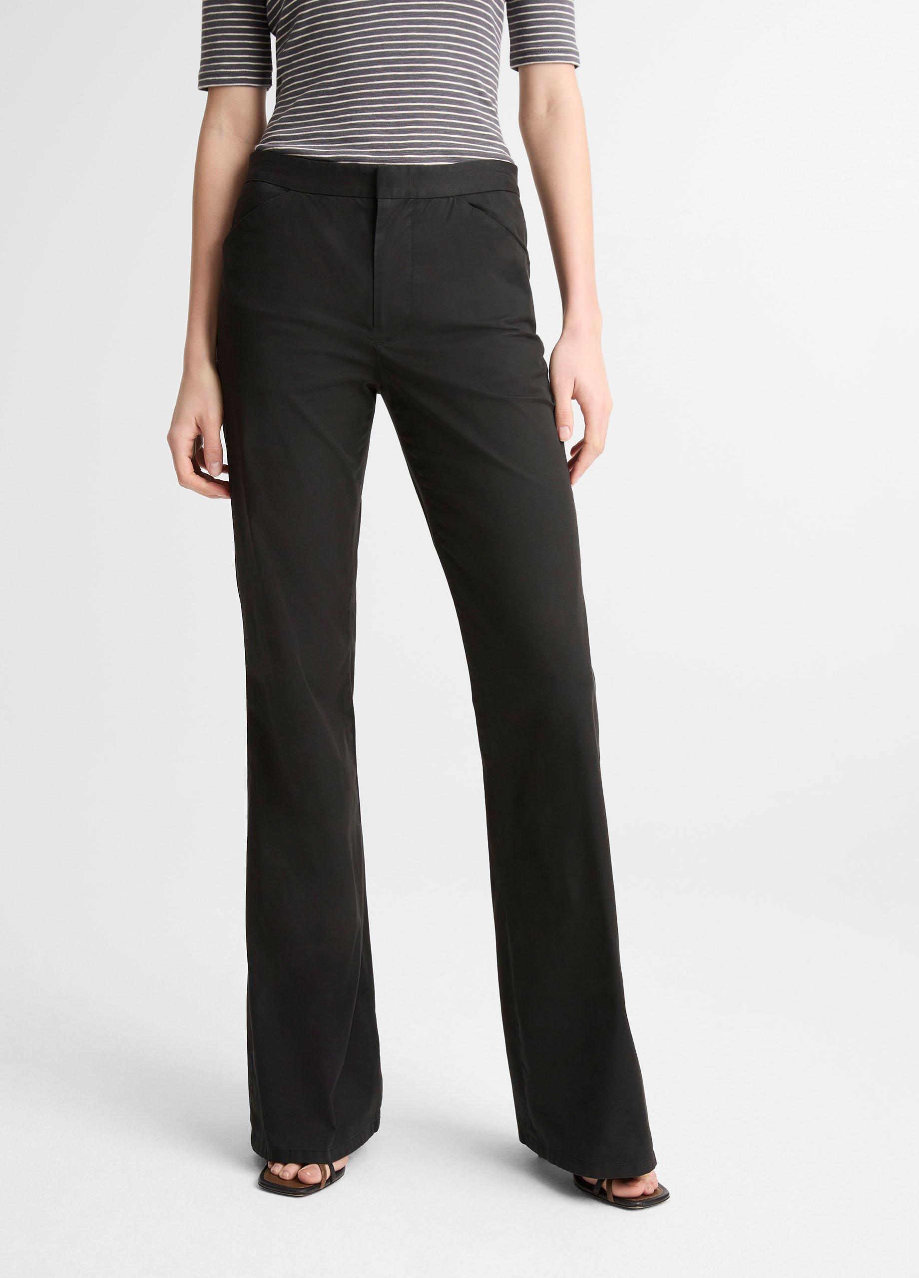 Italian Stretch-Cotton Flare Pant image number 3