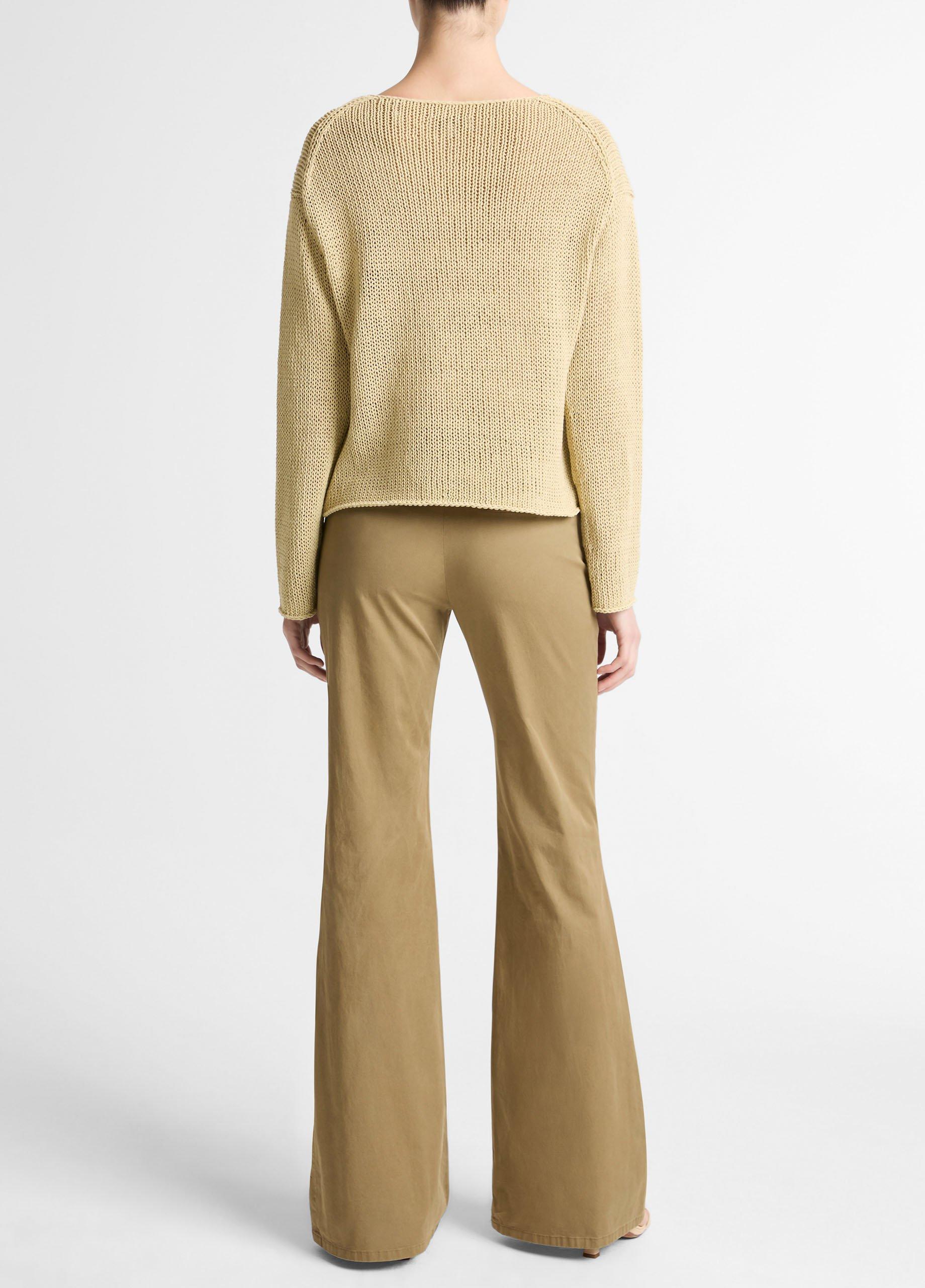 Italian Stretch-Cotton Flare Pant image number 2