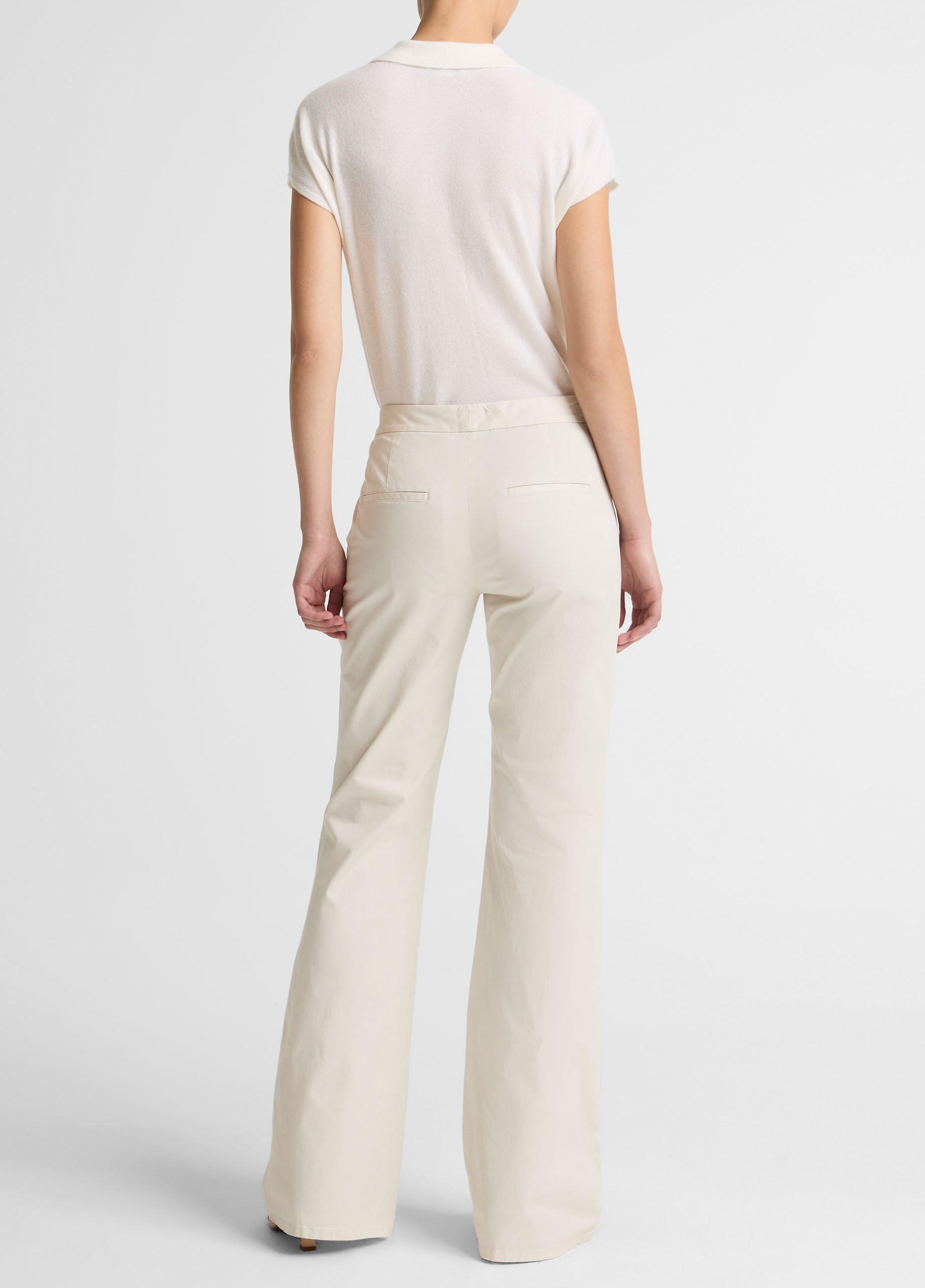 Italian Stretch-Cotton Flare Pant image number 2