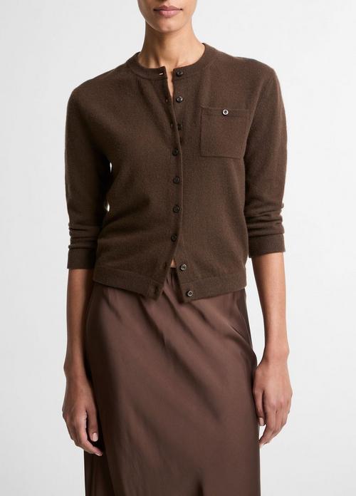 Wool & Cashmere-Blend Pocket Cardigan
