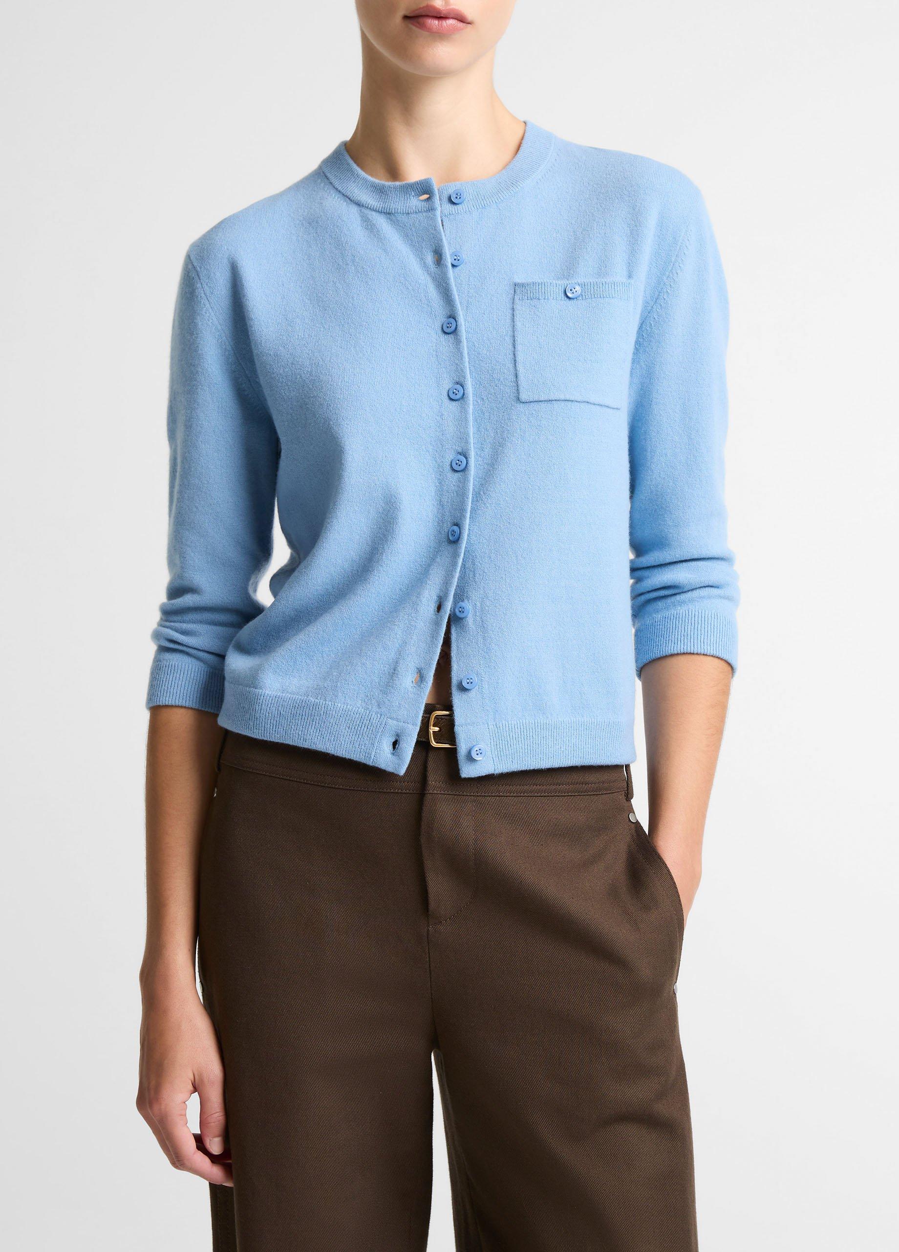 Wool & Cashmere-Blend Pocket Cardigan image number 1