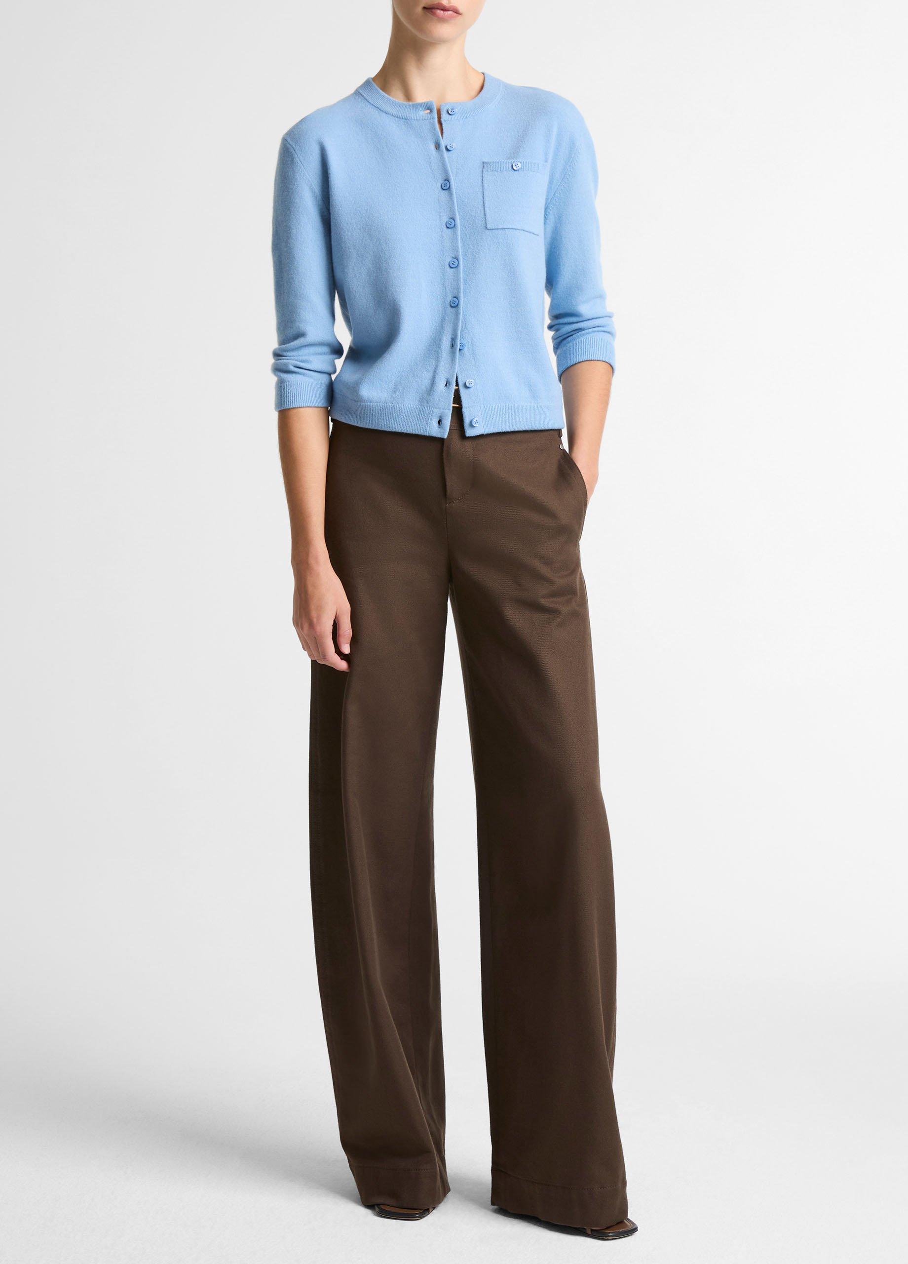 Wool & Cashmere-Blend Pocket Cardigan image number 3