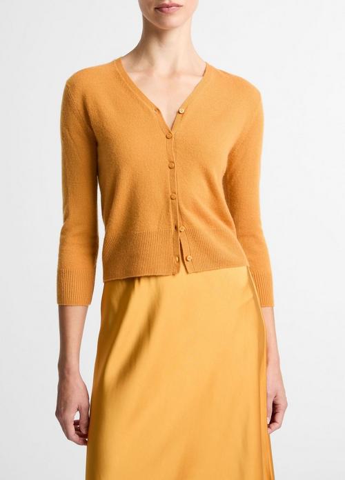 Cashmere-Silk V-Neck Cardigan