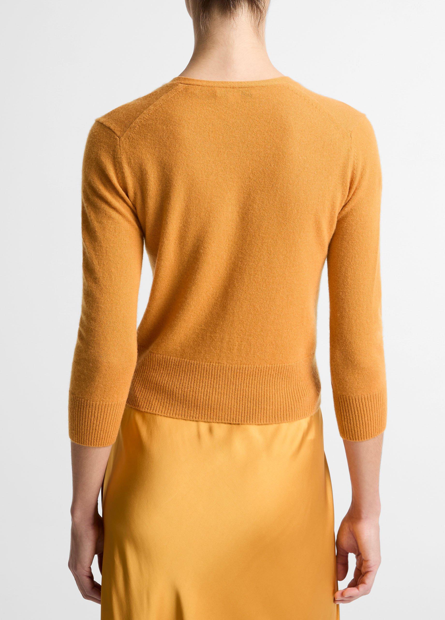 Cashmere-Silk V-Neck Cardigan image number 2