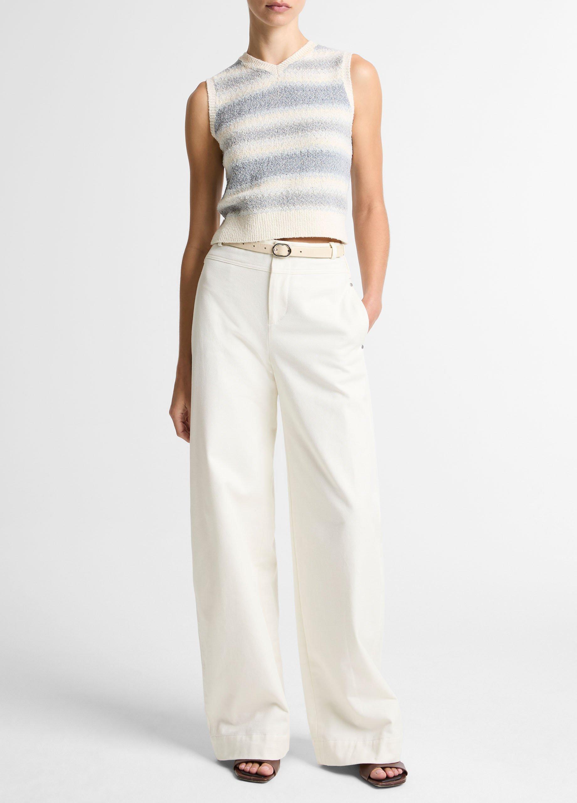 Summer Fair Isle Silk-Blend Sweater Vest image number 3