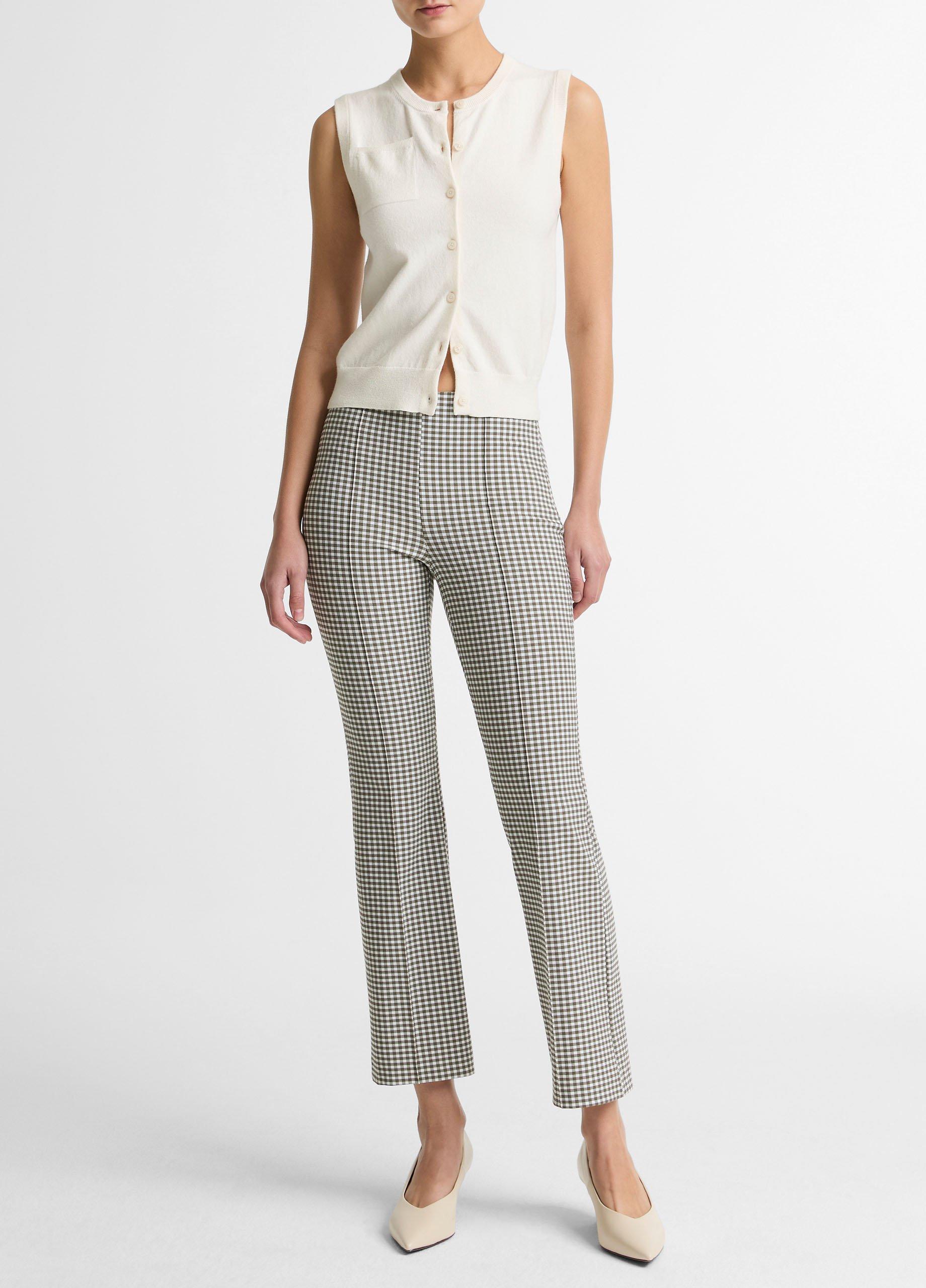 Cotton & Cashmere-Blend Button-Front Shell image number 3