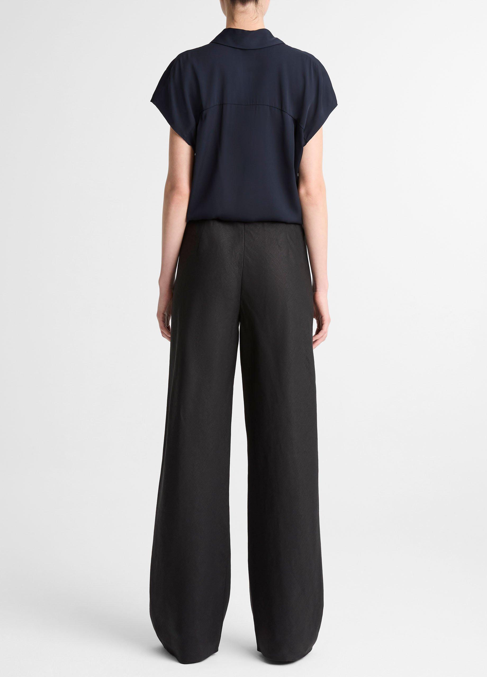 Colette High-Rise Italian Linen Bias Pant image number 2