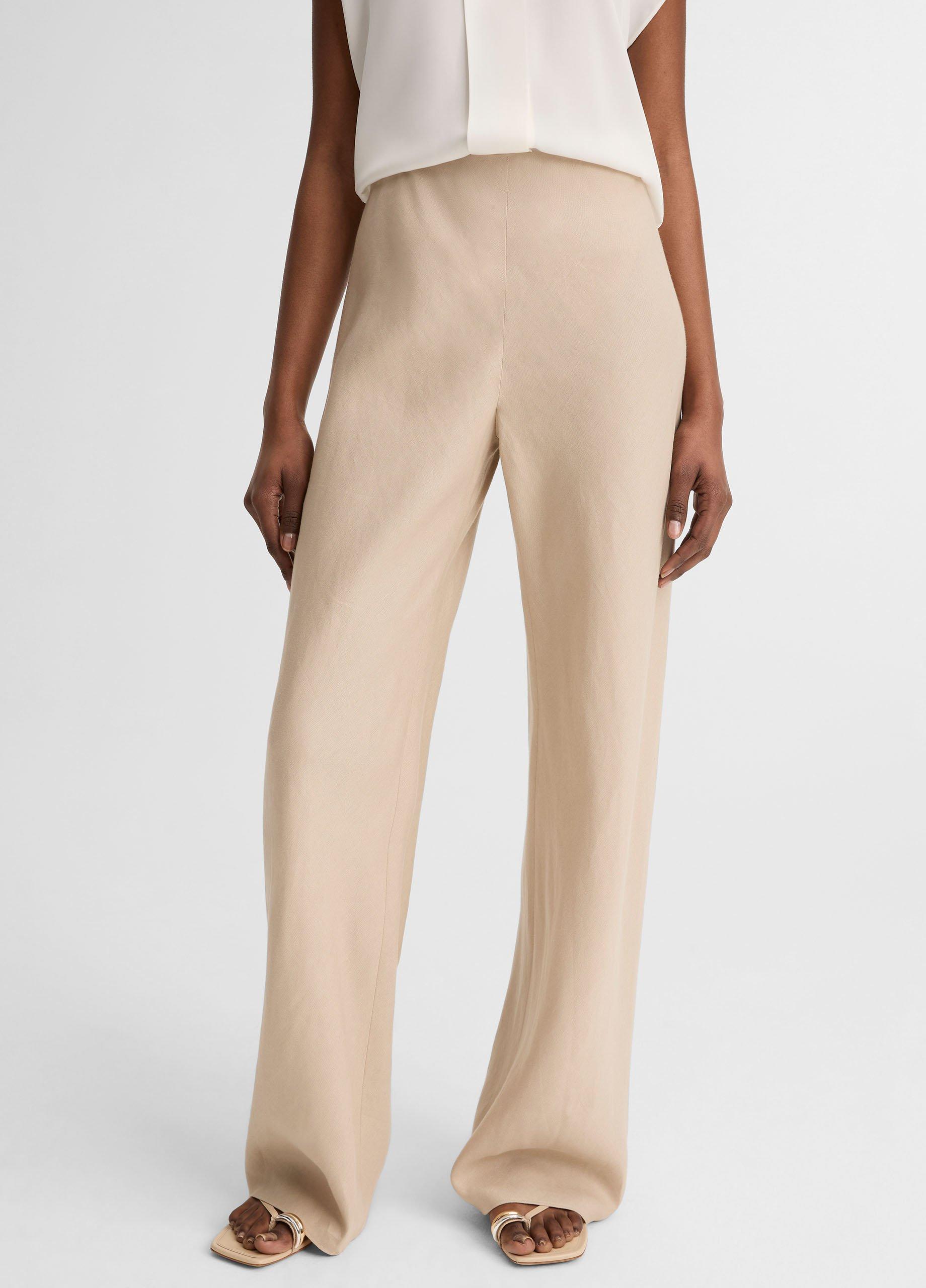Colette High-Rise Italian Linen Bias Pant image number 3