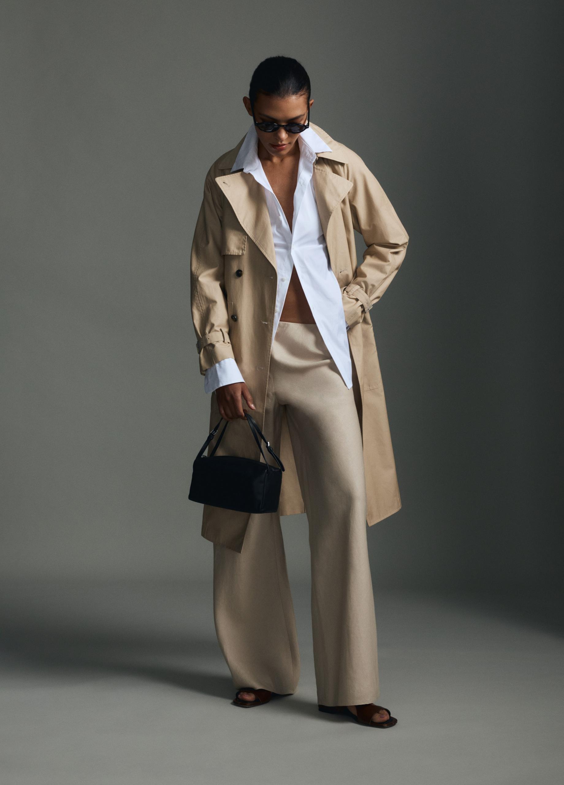 Colette High-Rise Italian Linen Bias Pant image number 4