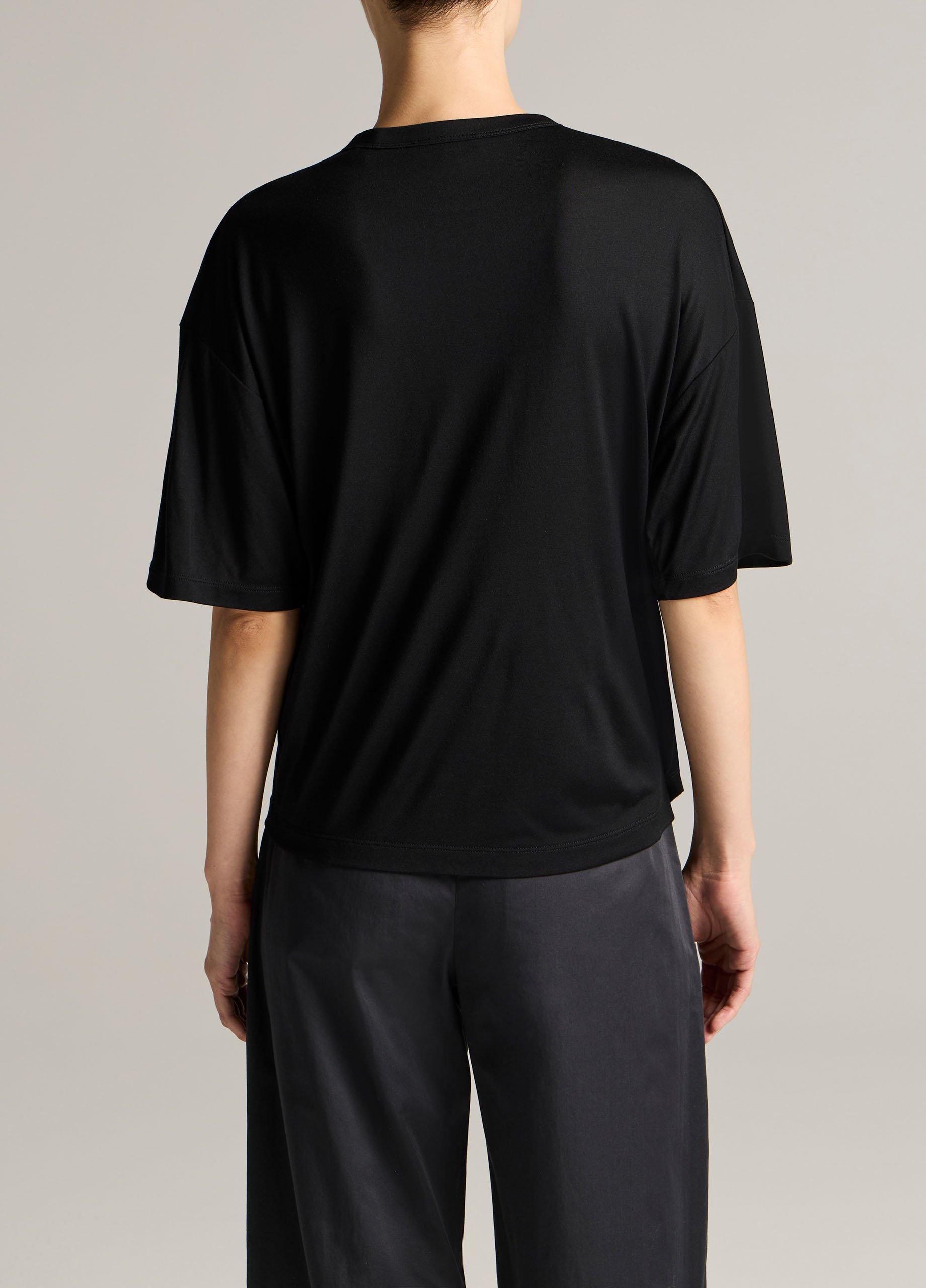 Modal-Silk Relaxed T-Shirt image number 2