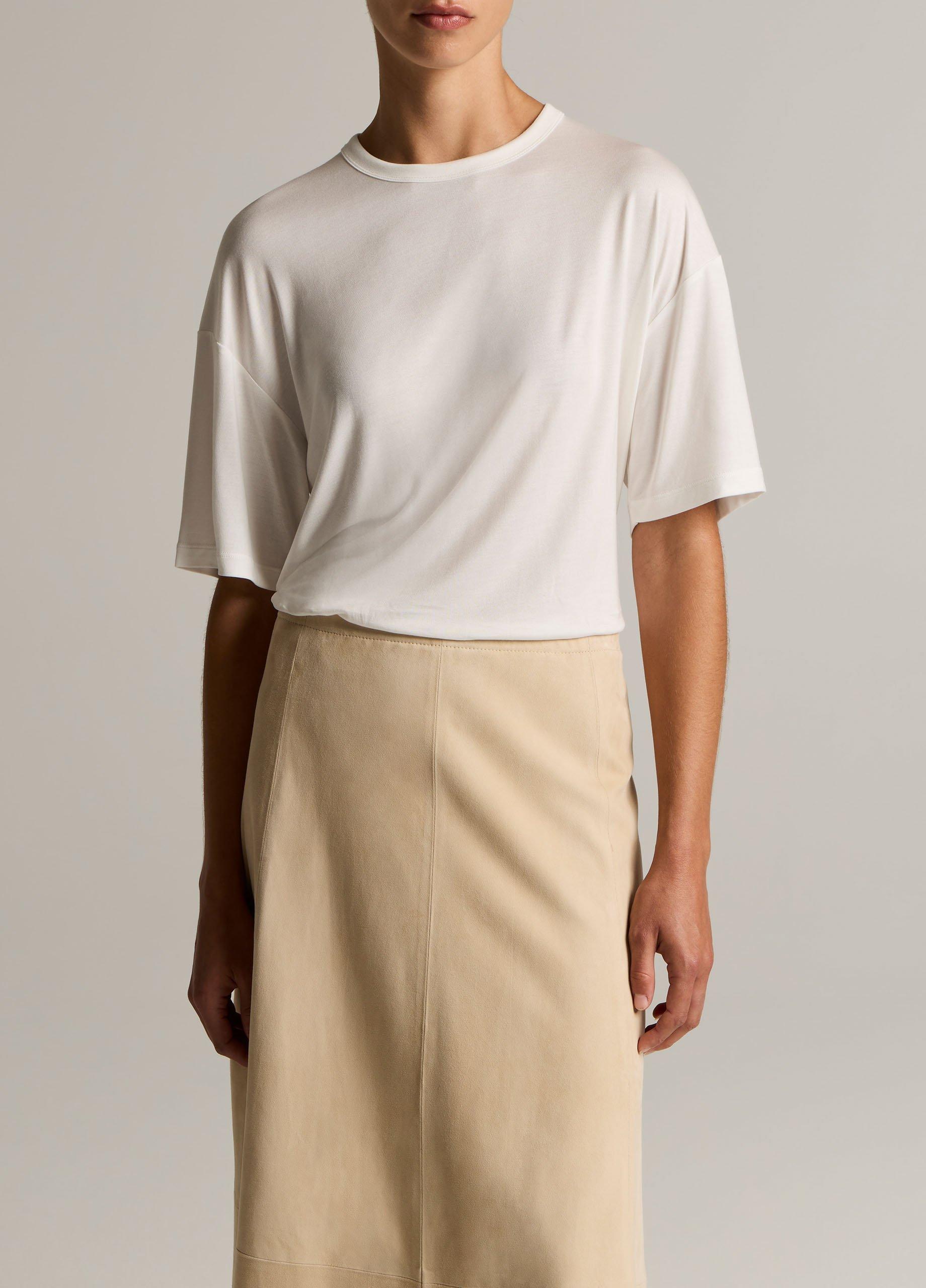 Modal-Silk Relaxed T-Shirt image number 0