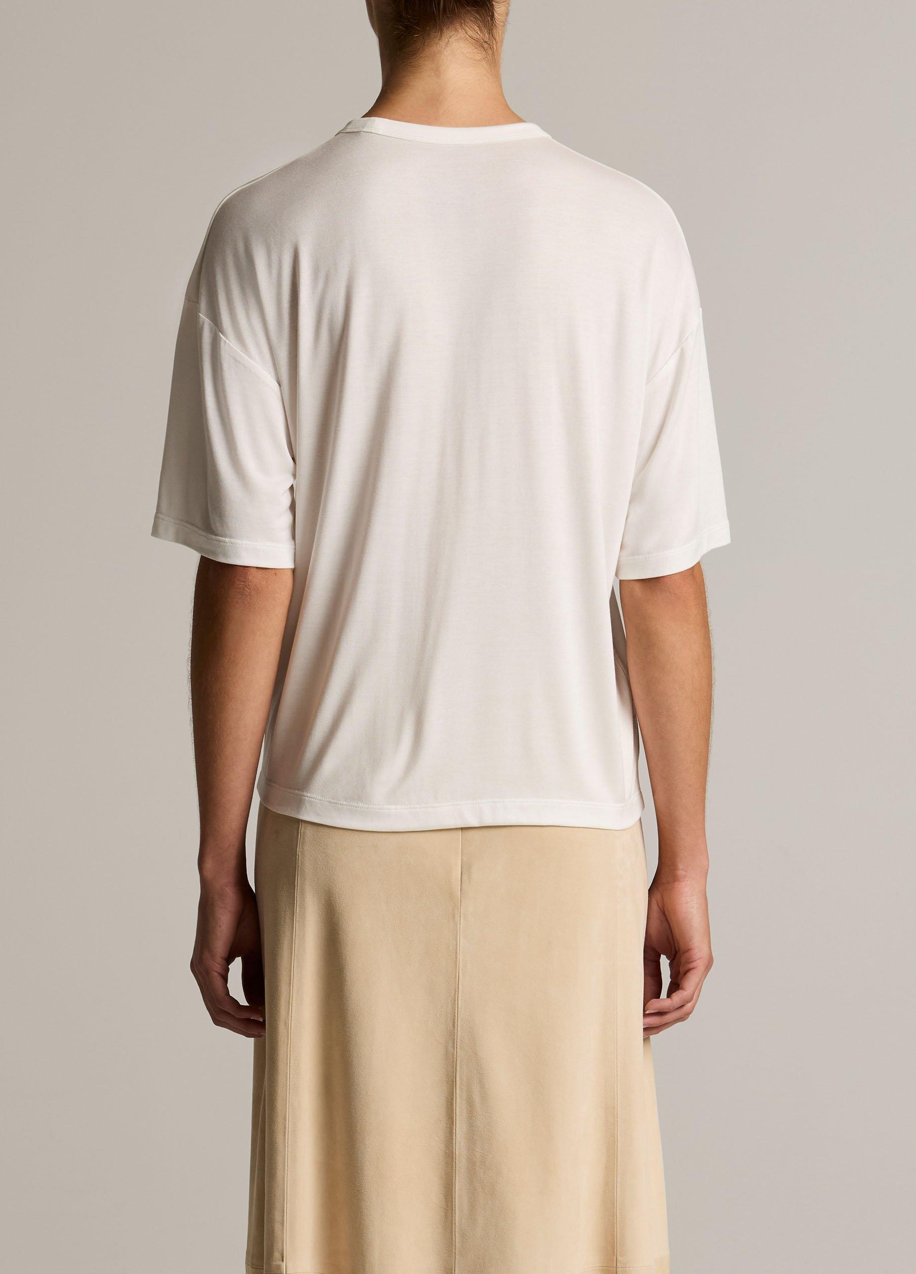 Modal-Silk Relaxed T-Shirt image number 2