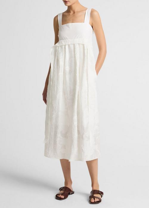 Fil Coup&eacute; Mixed-Media Dress