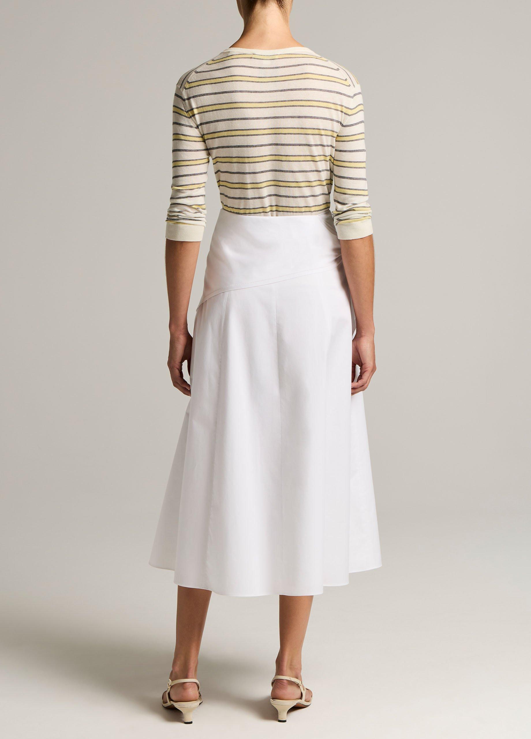 Cotton Scarf-Tie Skirt image number 2