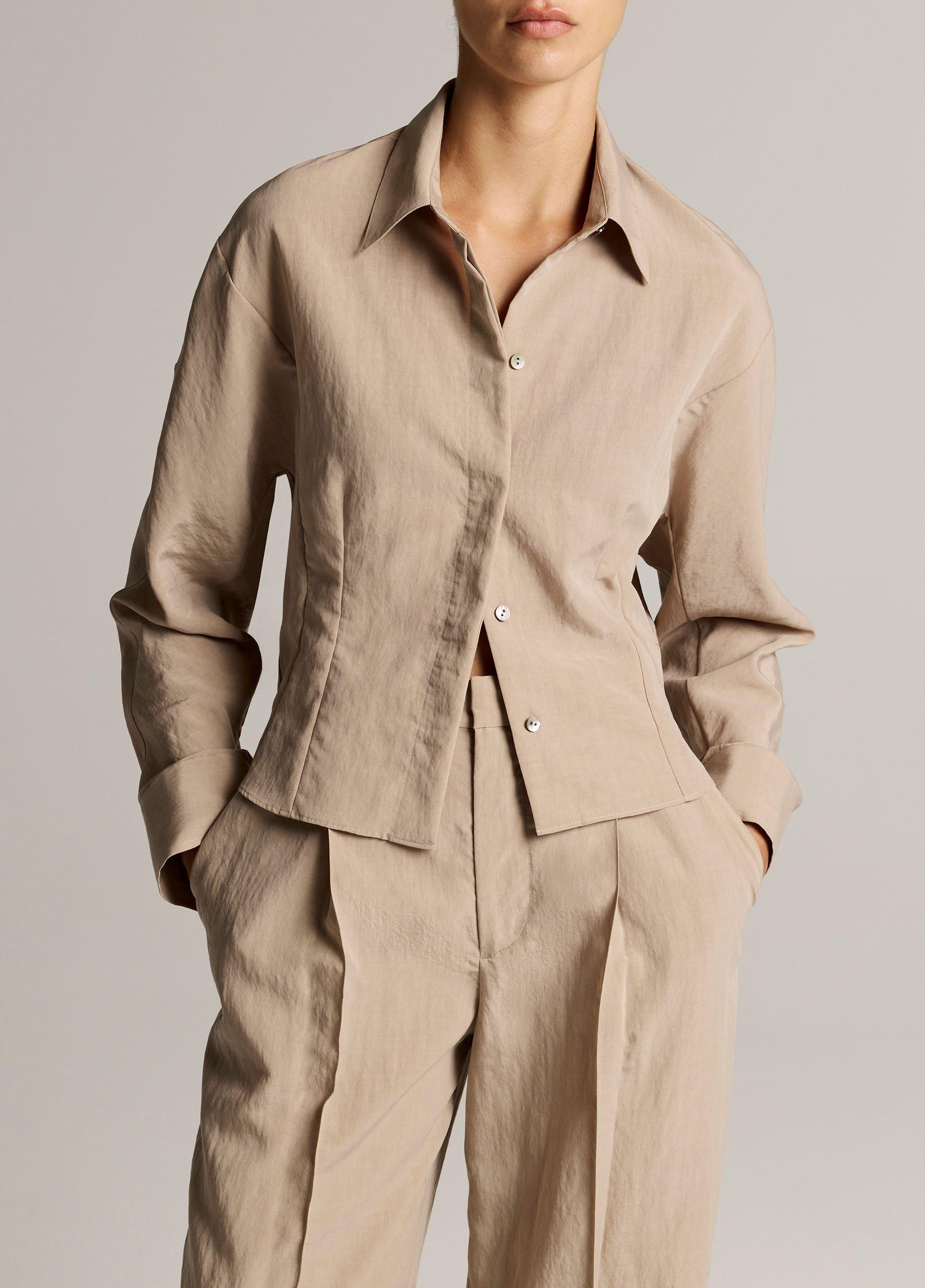 Blouson-Back Shirt Jacket image number 0