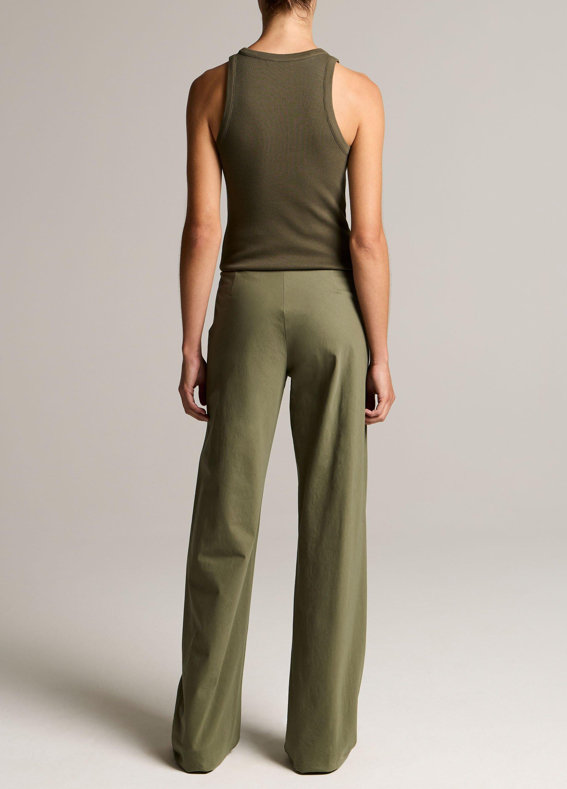 Colette High-Rise Cotton Twill Bias Pant image number 2