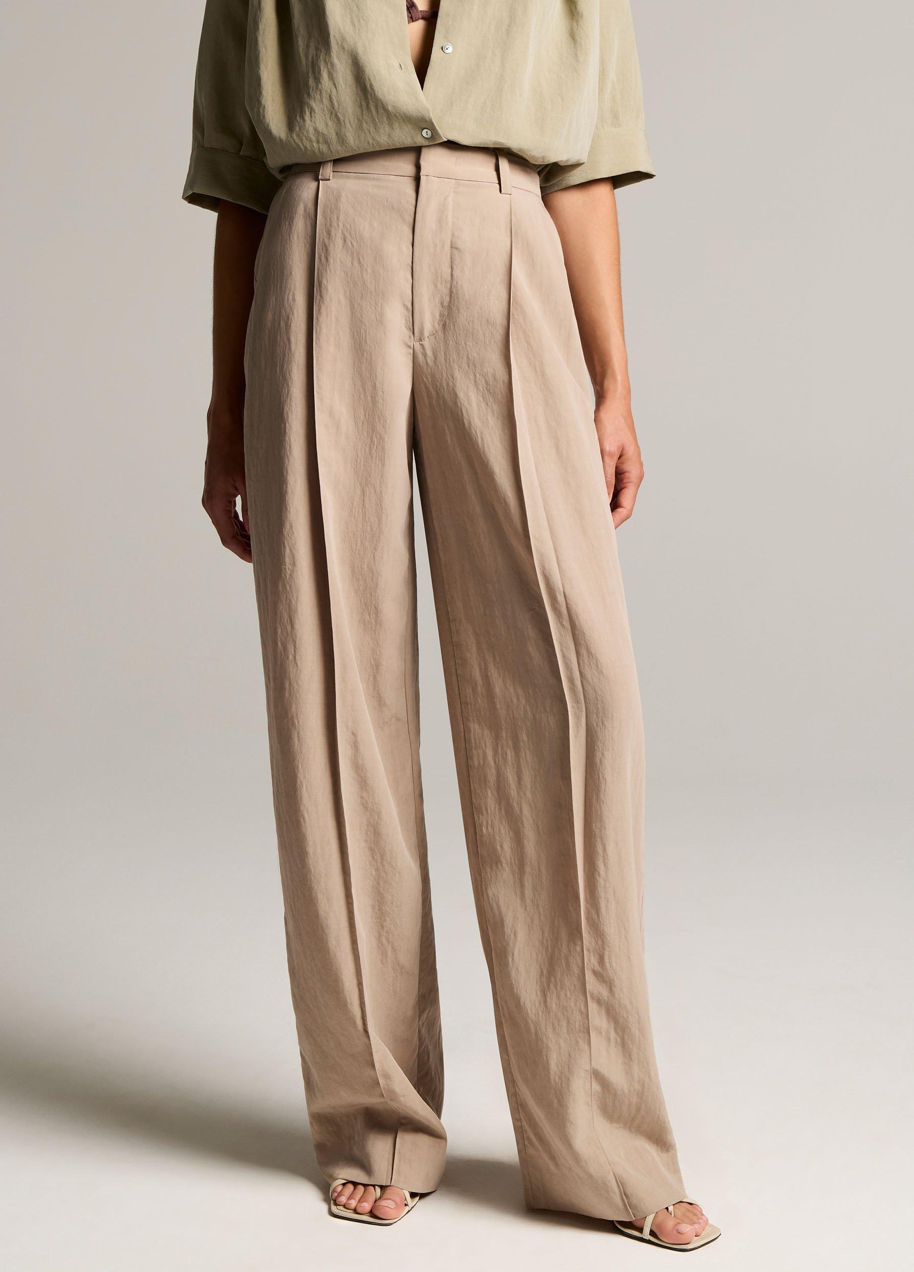 High-Rise Pleated Trouser image number 3