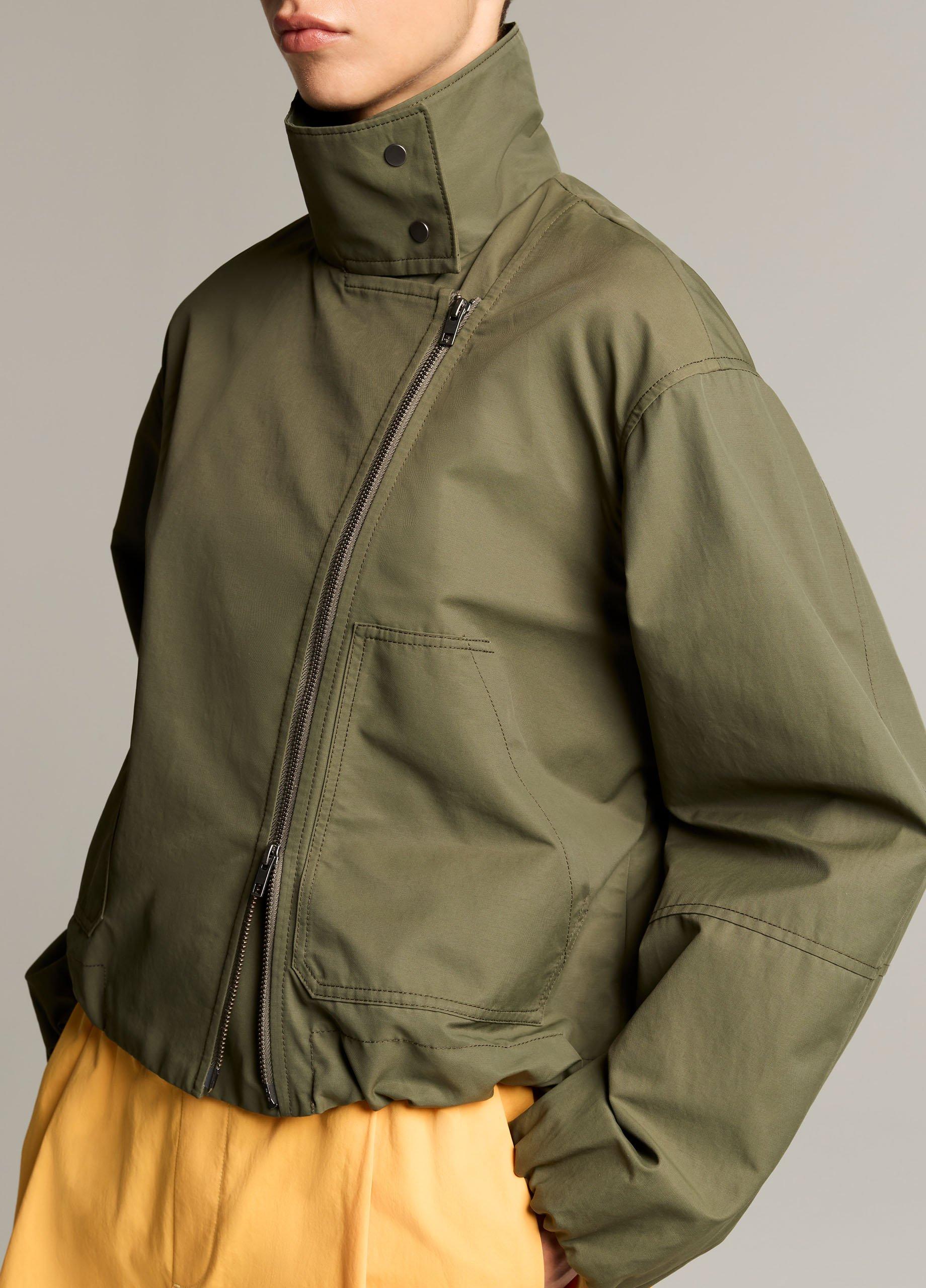Sculpted Cotton-Blend Parachute Jacket image number 1