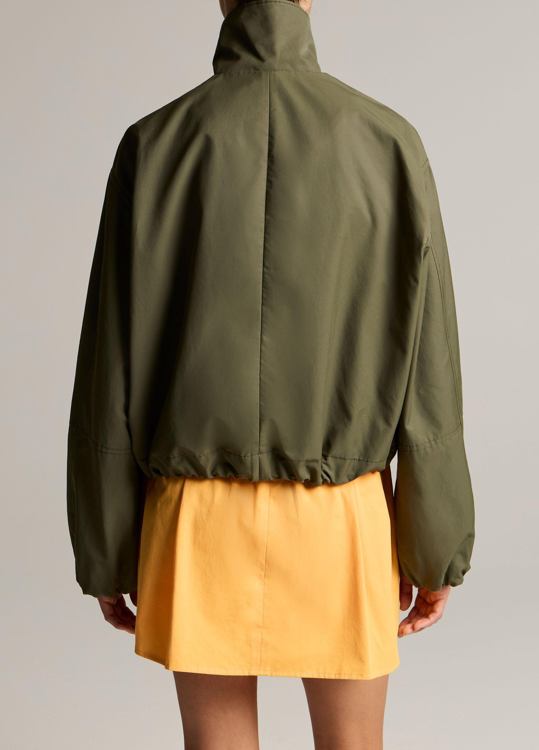 Sculpted Cotton-Blend Parachute Jacket image number 2