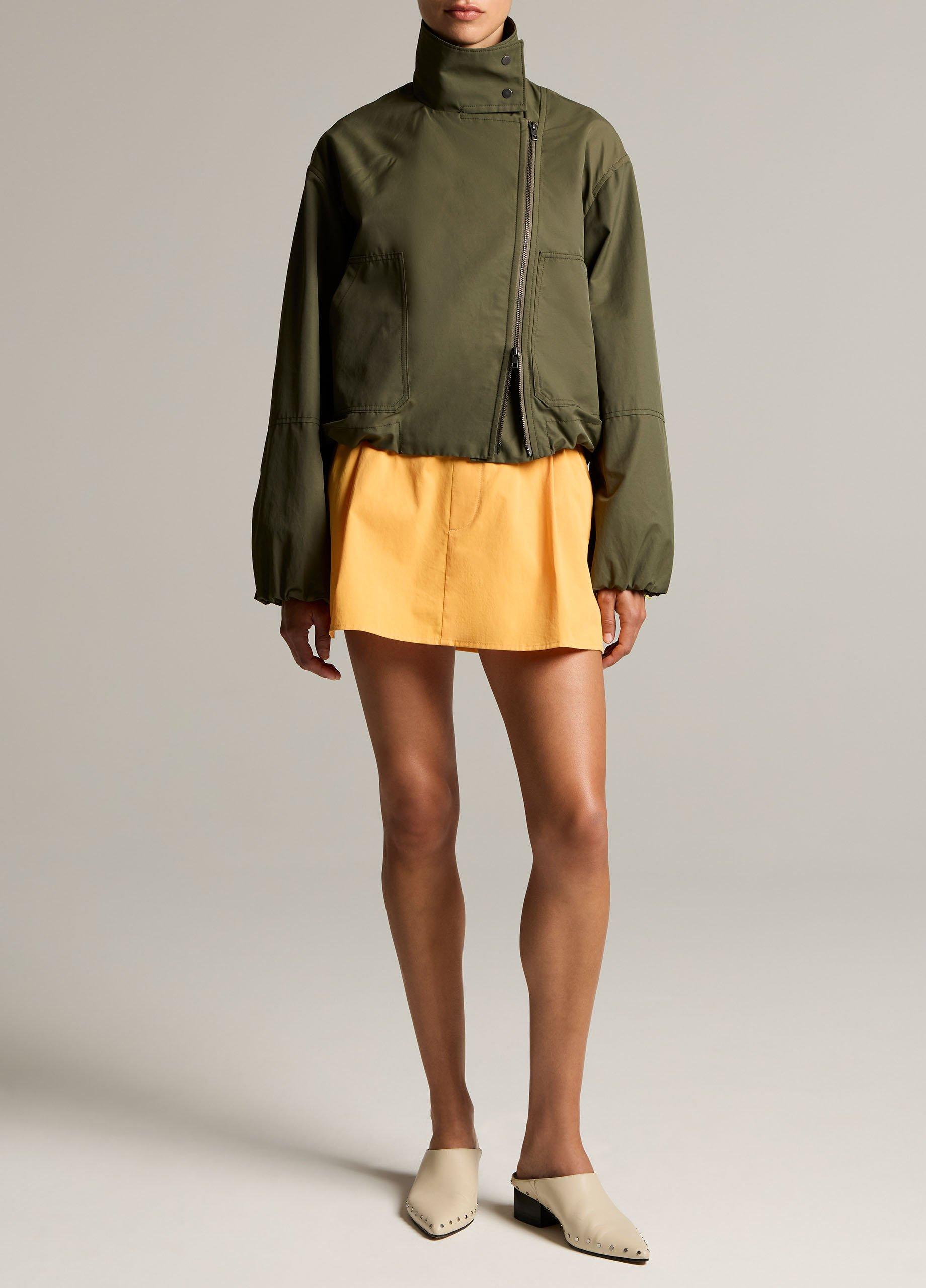 Sculpted Cotton-Blend Parachute Jacket image number 3