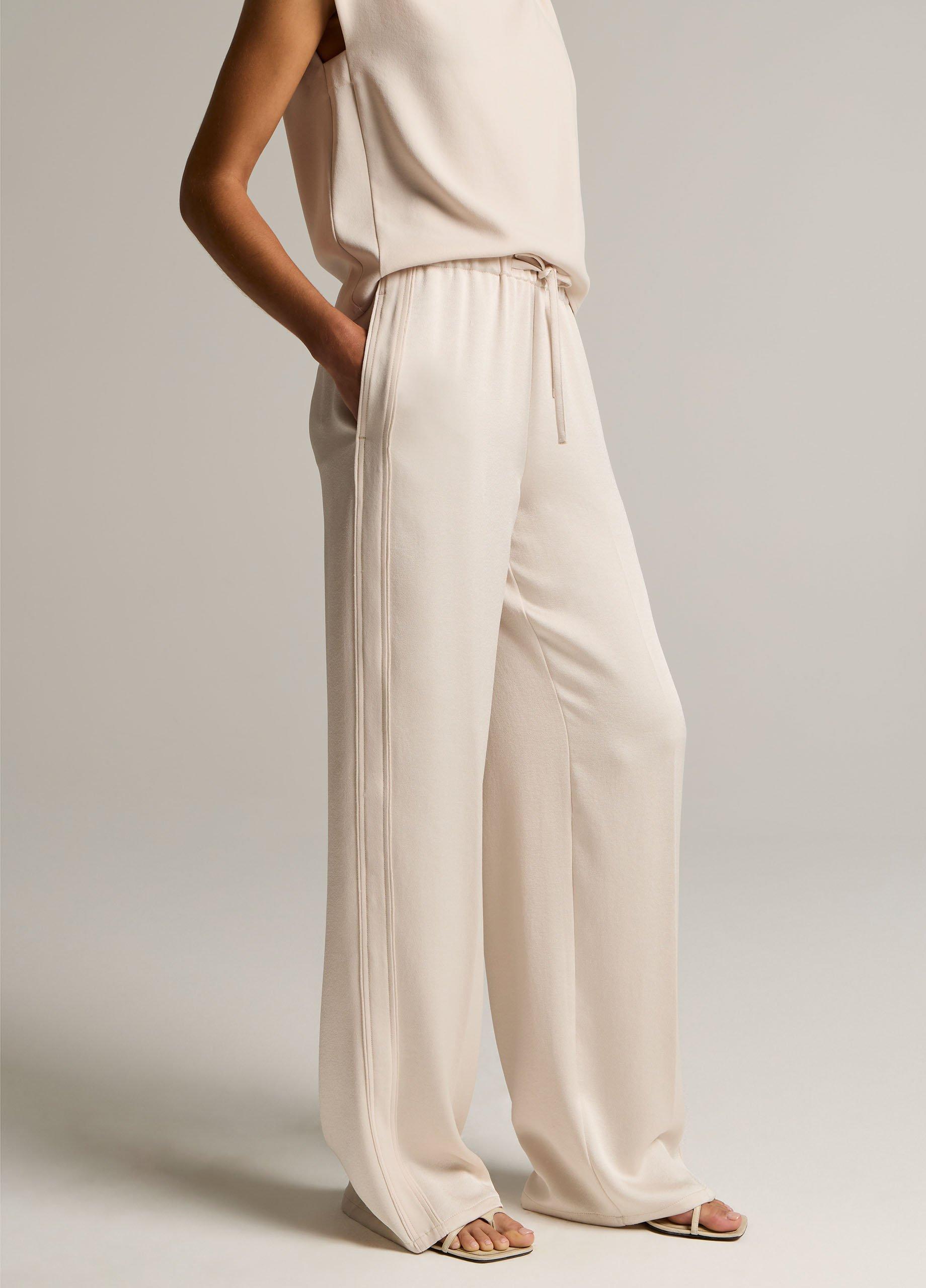 Mid-Rise Shine Crepe Pull-On Pant image number 3