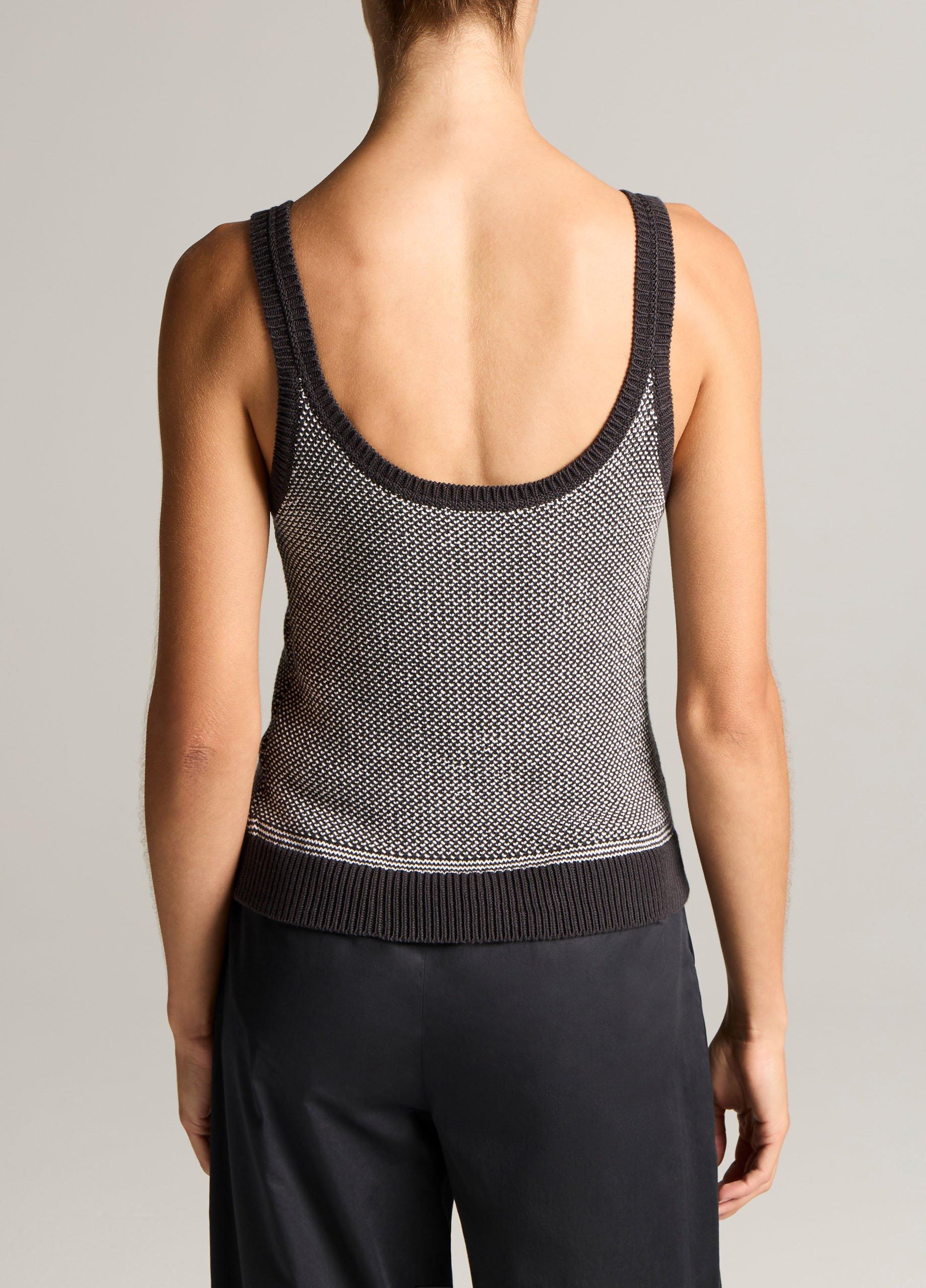 Birdseye Cotton Pocket Tank image number 2