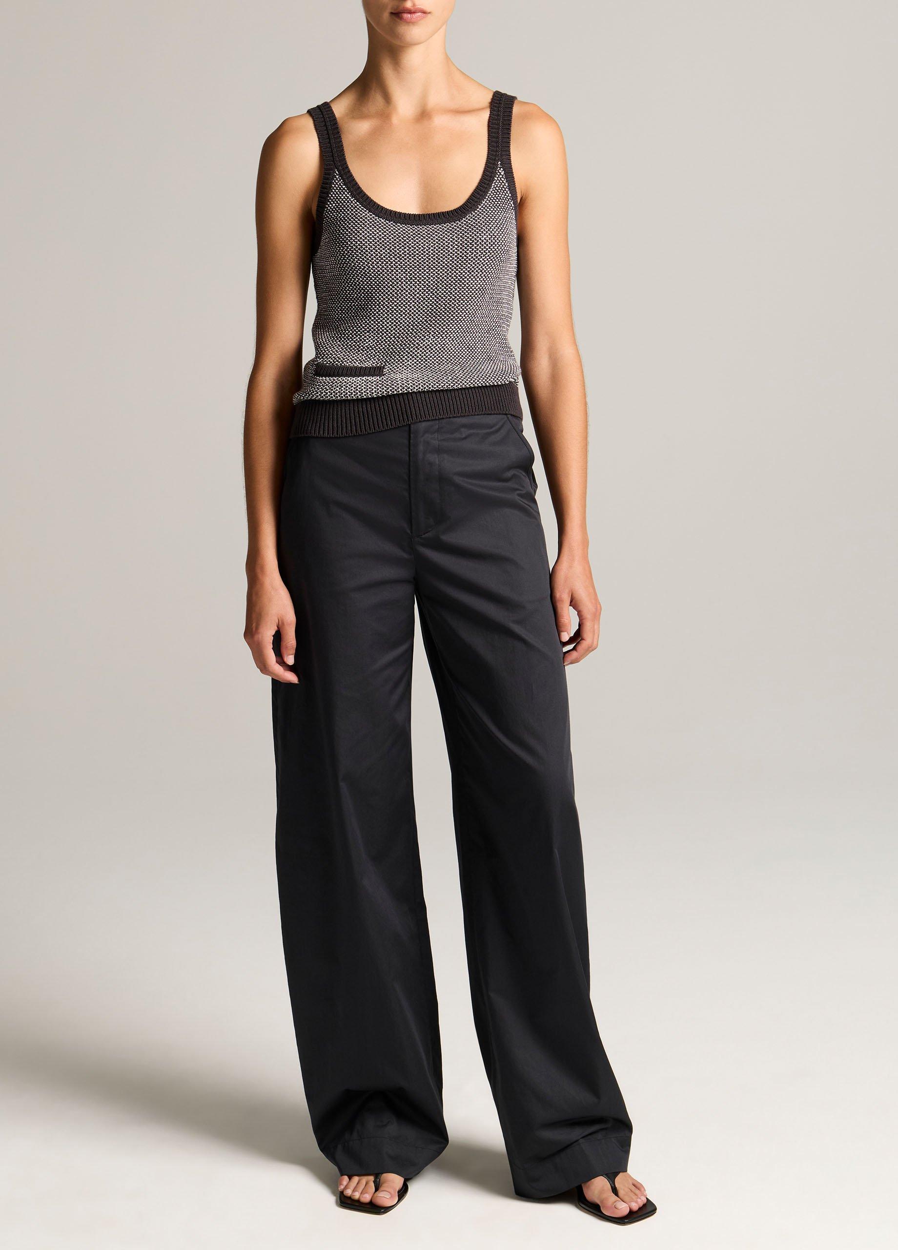 Birdseye Cotton Pocket Tank image number 3